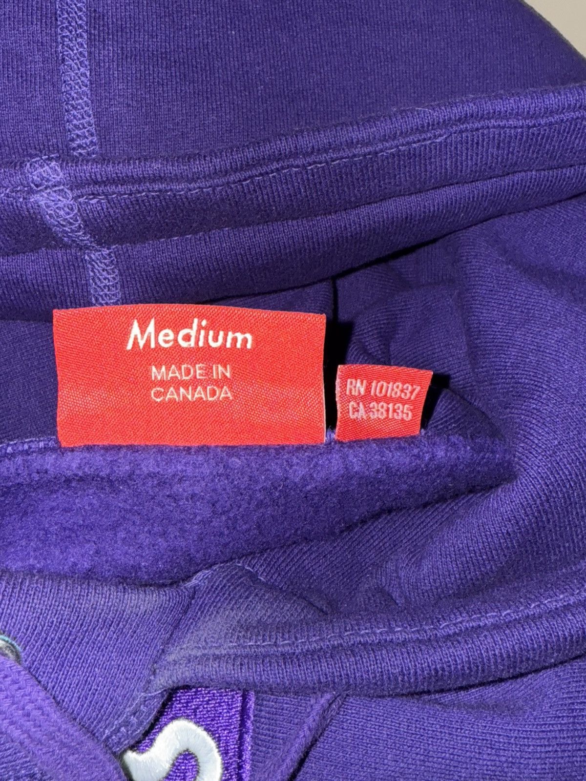 Supreme Supreme Cross Box Logo Hooded Purple Sweatshirt (FW20) Size US M / EU 48-50 / 2 - 14 Thumbnail