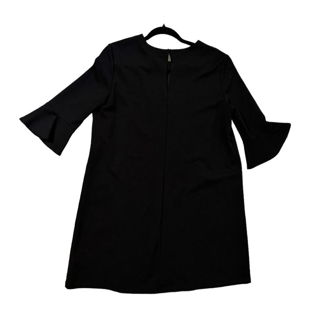 Designer ABS Collection l 3/4 Bell Sleeve Shift Dress Large Size L / US 10 / IT 46 - 3 Thumbnail