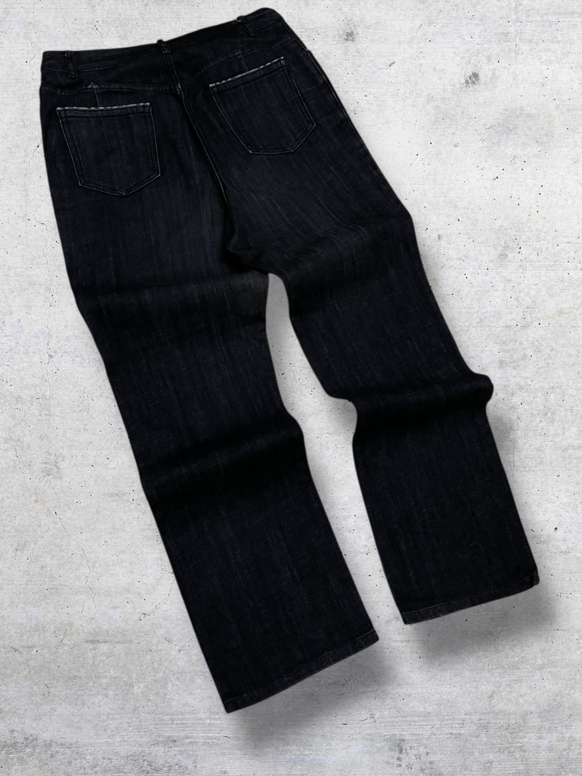 Burberry VINTAGE BURBEERY DESIGNER DEEP INDIGO PLAID PATTERN DENIM Size US 30 / EU 46 - 10 Thumbnail