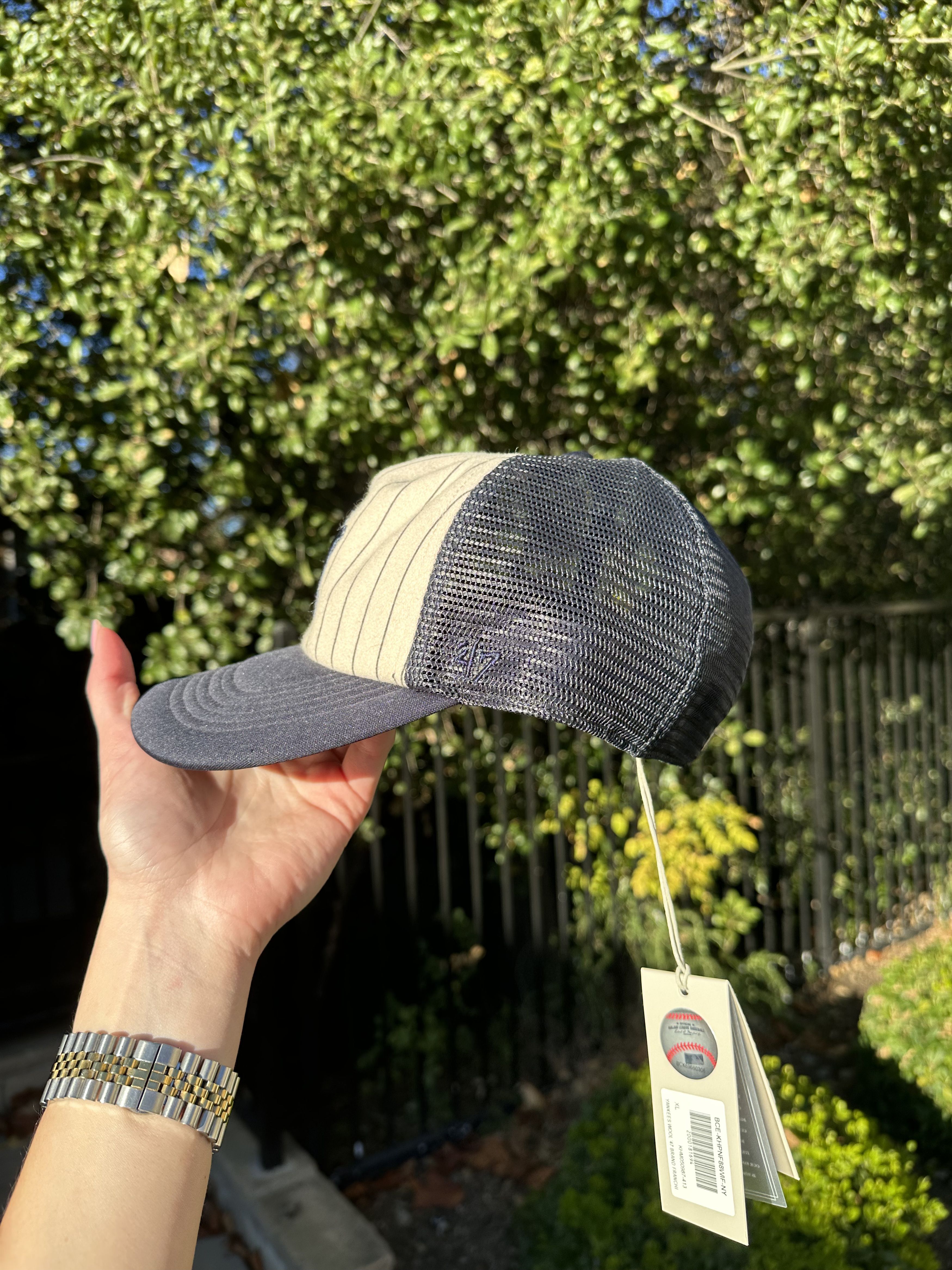 47 Brand × Kith Kith X '47 Yankees LS Trucker Hat - XL (7 3/8 - 7 5/8) Size ONE SIZE - 3 Thumbnail