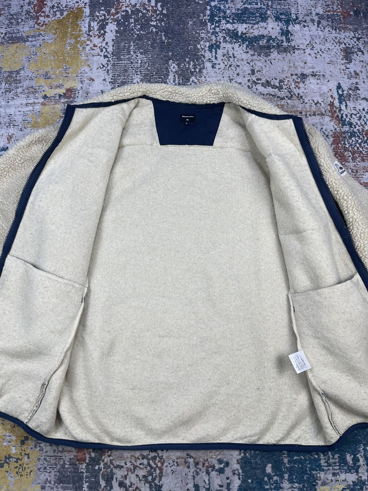Quiksilver Quicksilver Vintage Retro BOA Fleece Jackets Size US M / EU 48-50 / 2 - 7 Thumbnail