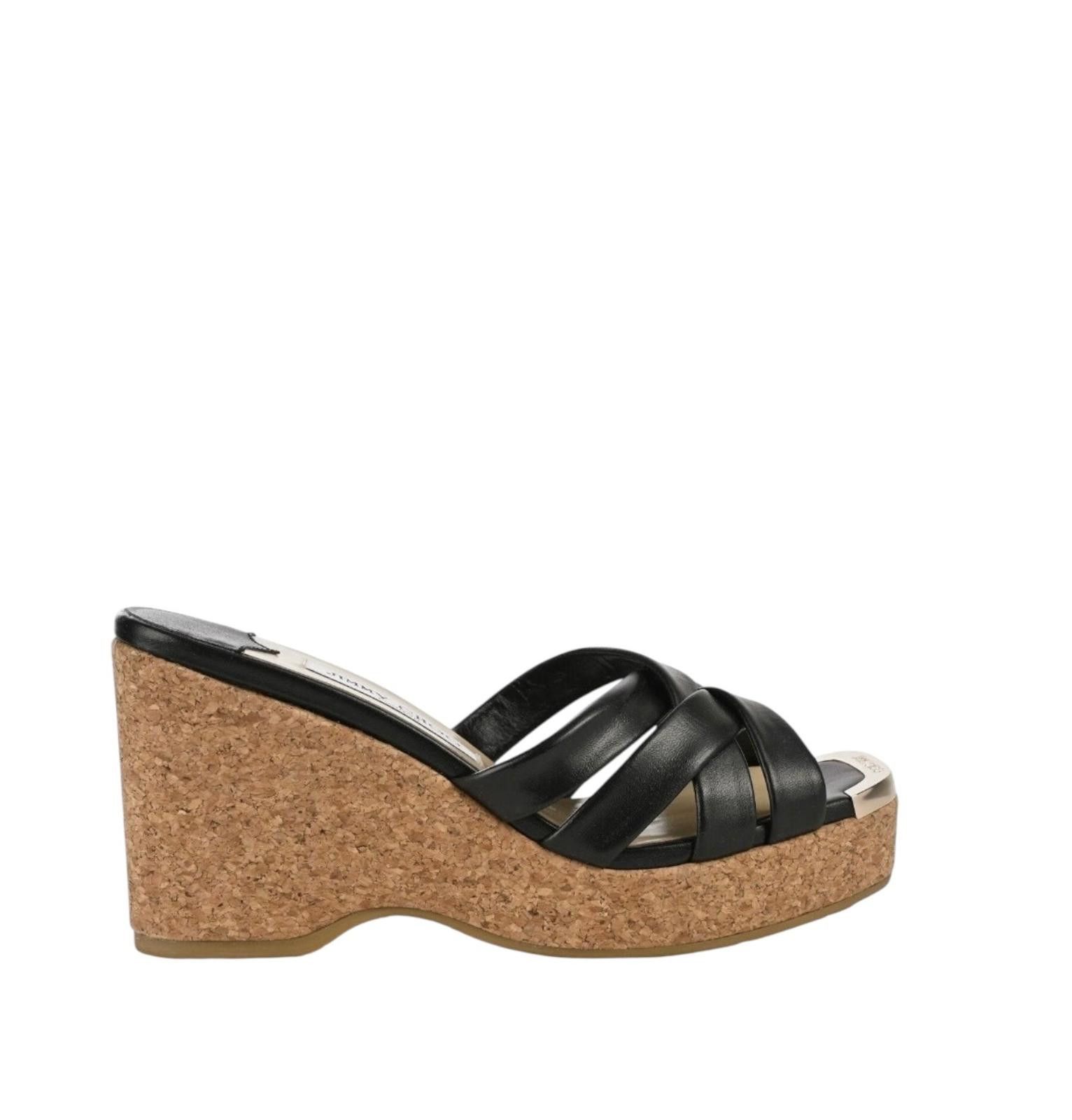 Jimmy Choo Jimmy Choo Maribou 110 Wedges Size US 7.5 / IT 37.5 - 2 Thumbnail