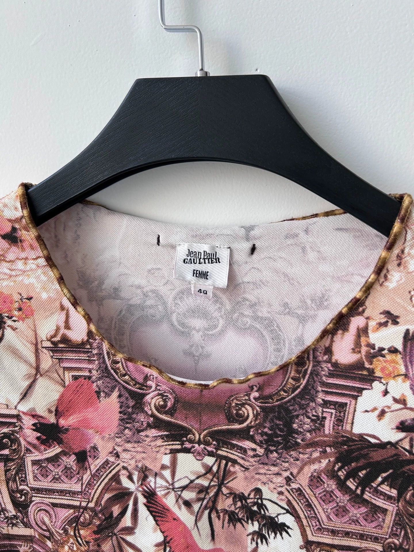 Jean Paul Gaultier Jean Paul Gaultier Flamingo Eden T-shirt 40EU Size S / US 4 / IT 40 - 3 Thumbnail