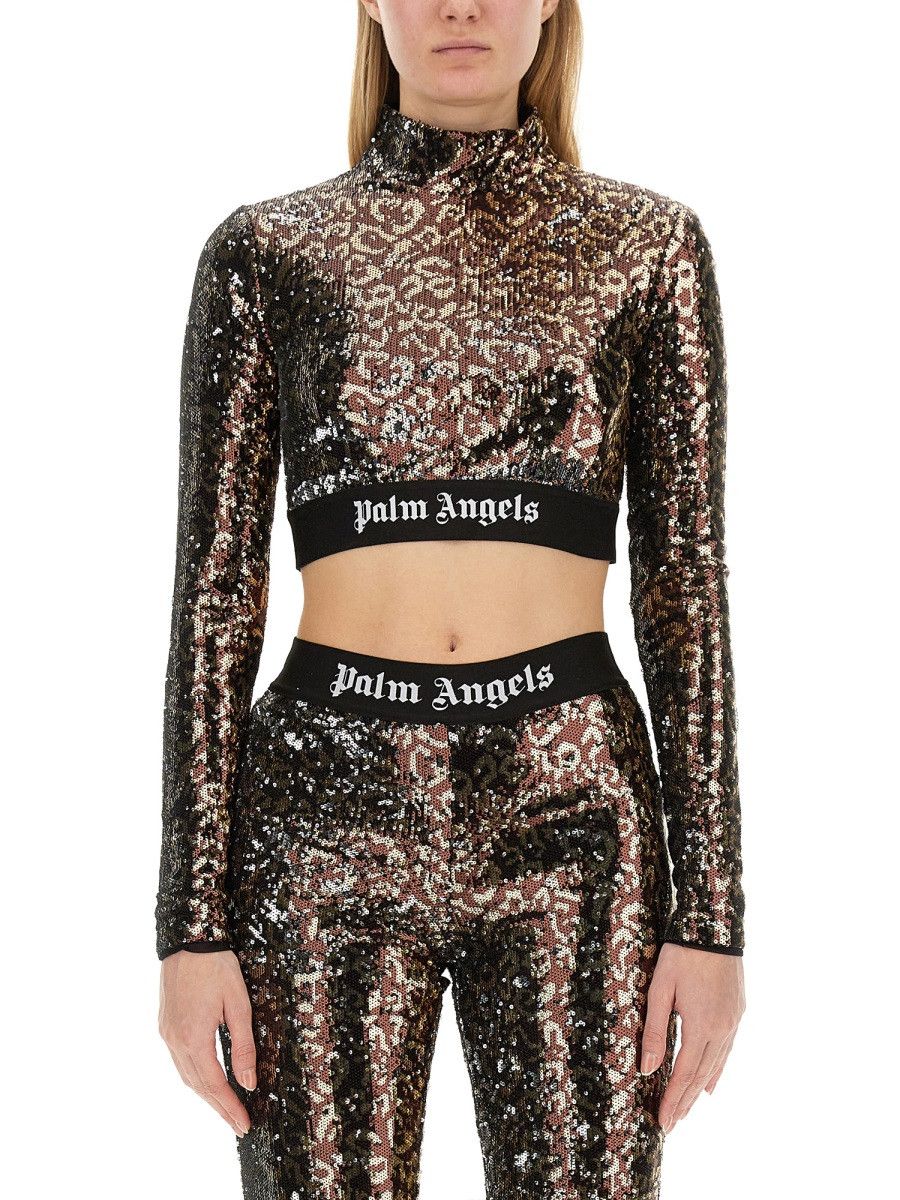 Palm Angels PALM ANGELS SEQUINED TOP - MULTICOLOUR Size M / US 6-8 / IT 42-44 - 1 Thumbnail