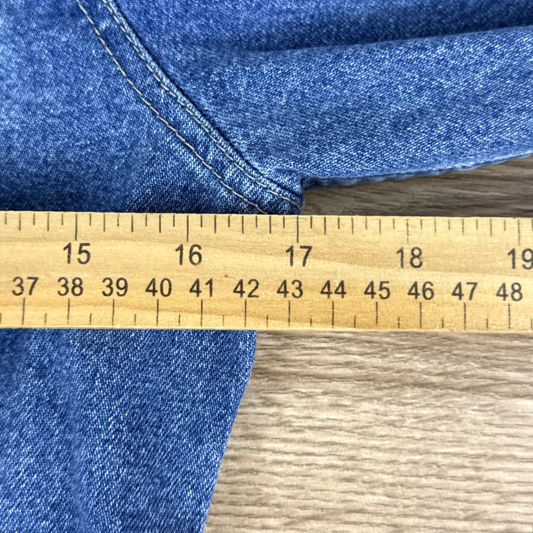 Tommy Hilfiger TOMMY HILFIGER Blue Denim Cropped Trucker Jacket Women's Size S Size 28" / US 6 / IT 42 - 6 Thumbnail