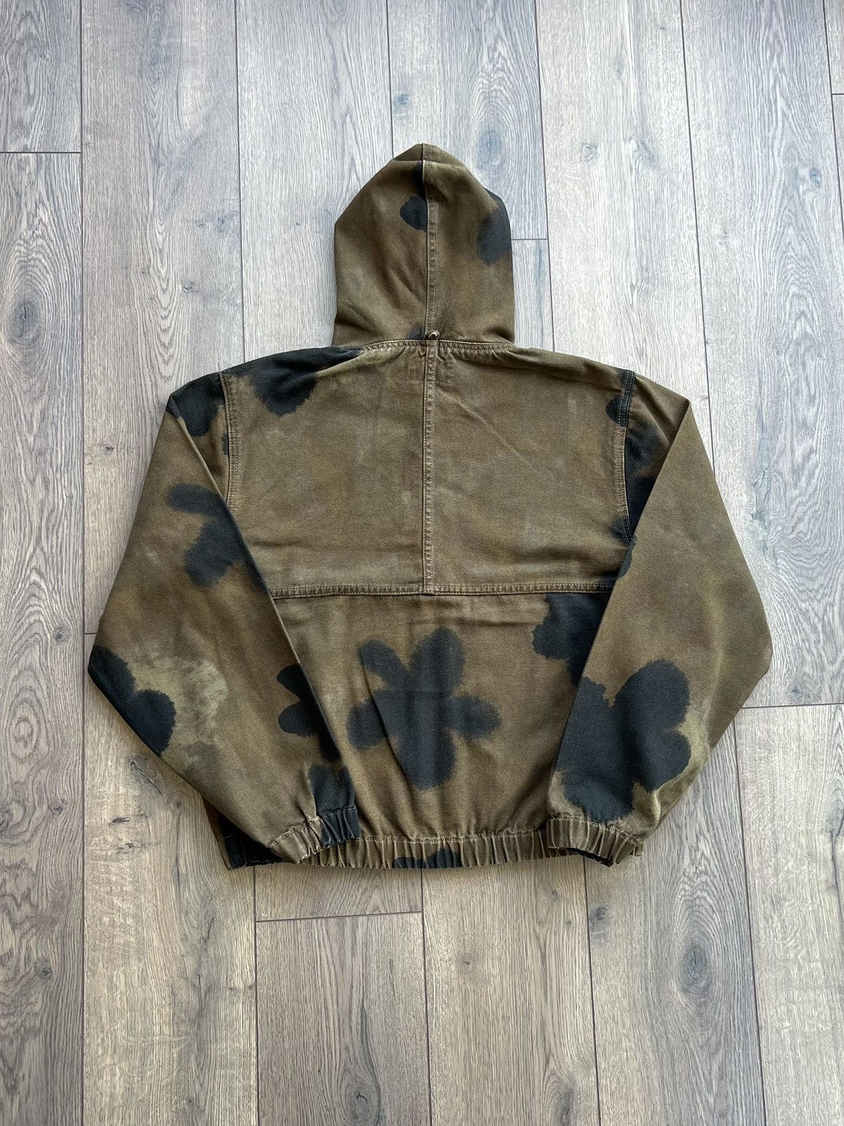 Stussy Stussy Floral Dye Hooded Work Jacket Medium Size US M / EU 48-50 / 2 - 6 Thumbnail