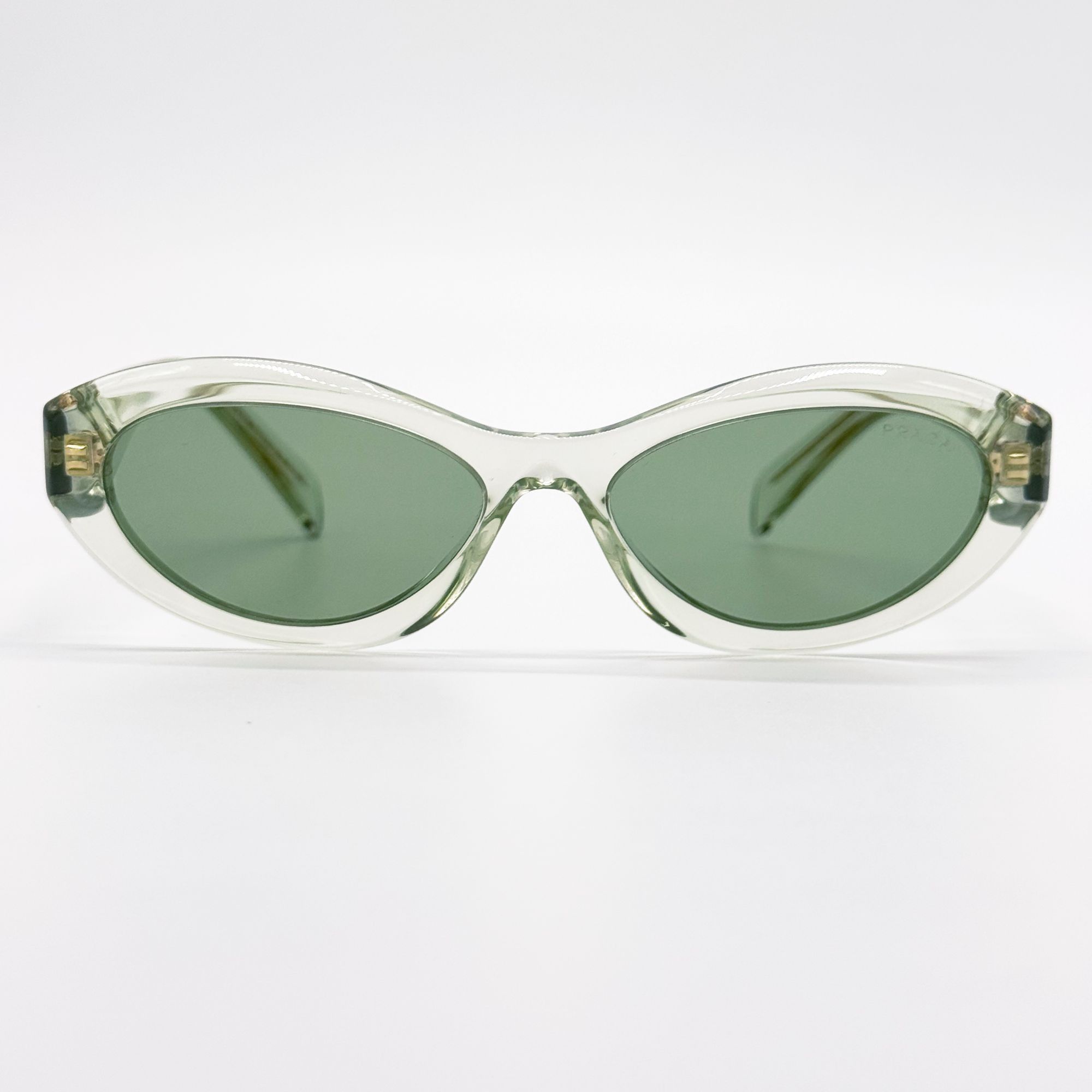 Prada NEW PRADA SUNGLASSES PR26ZS 14R20E TRANSPARENT MINT WOMEN Size ONE SIZE - 5 Thumbnail