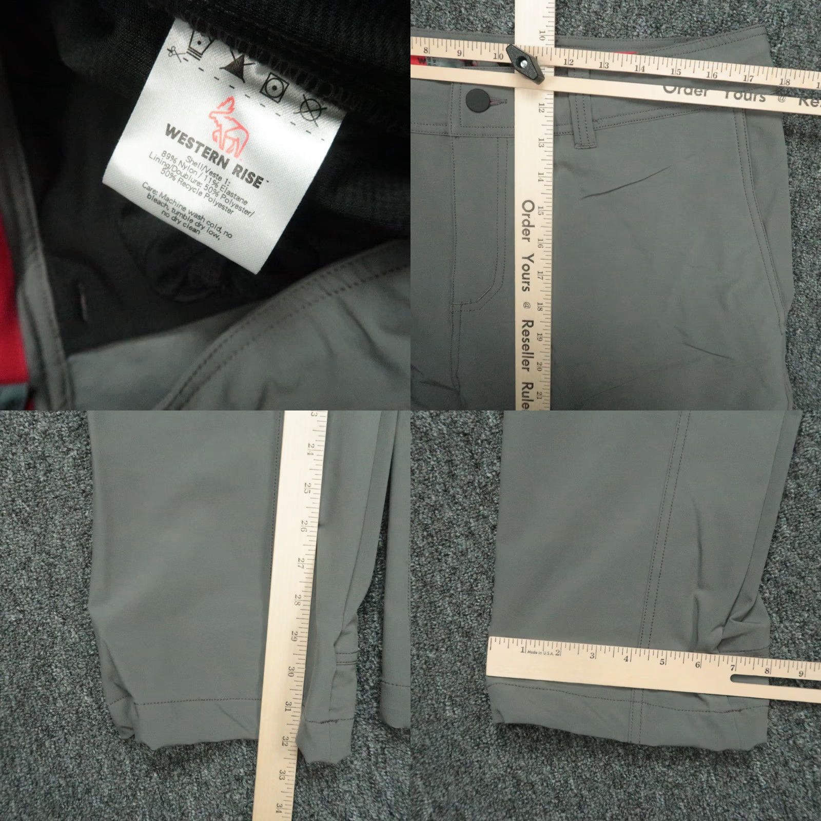 Vintage **Western Rise Gray Chino Pants Mens Regular 36x32** User: Western Rise Gray Chino Pants Mens Regular 36x32 Size US 36 / EU 52 - 8 Thumbnail