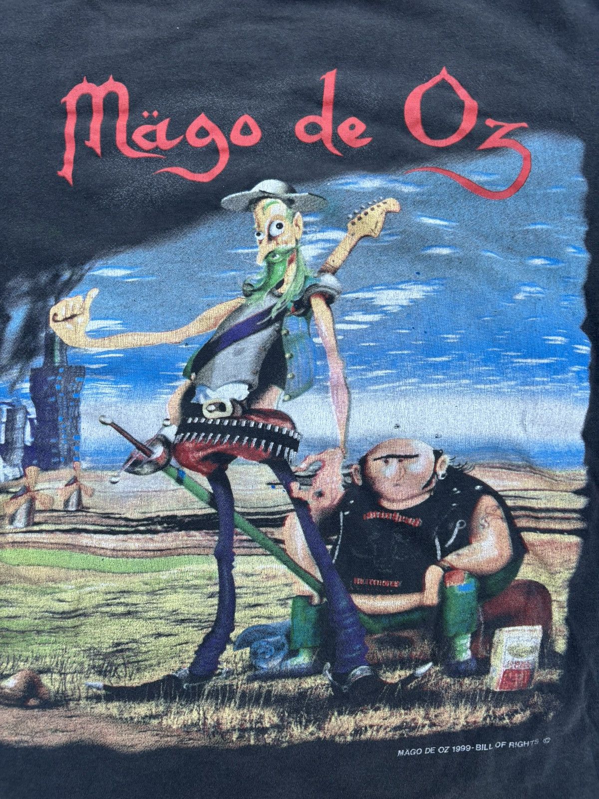 Band Tees Vintage 90s Mago De Oz Tour T Shirt Size US L / EU 52-54 / 3 - 3 Thumbnail