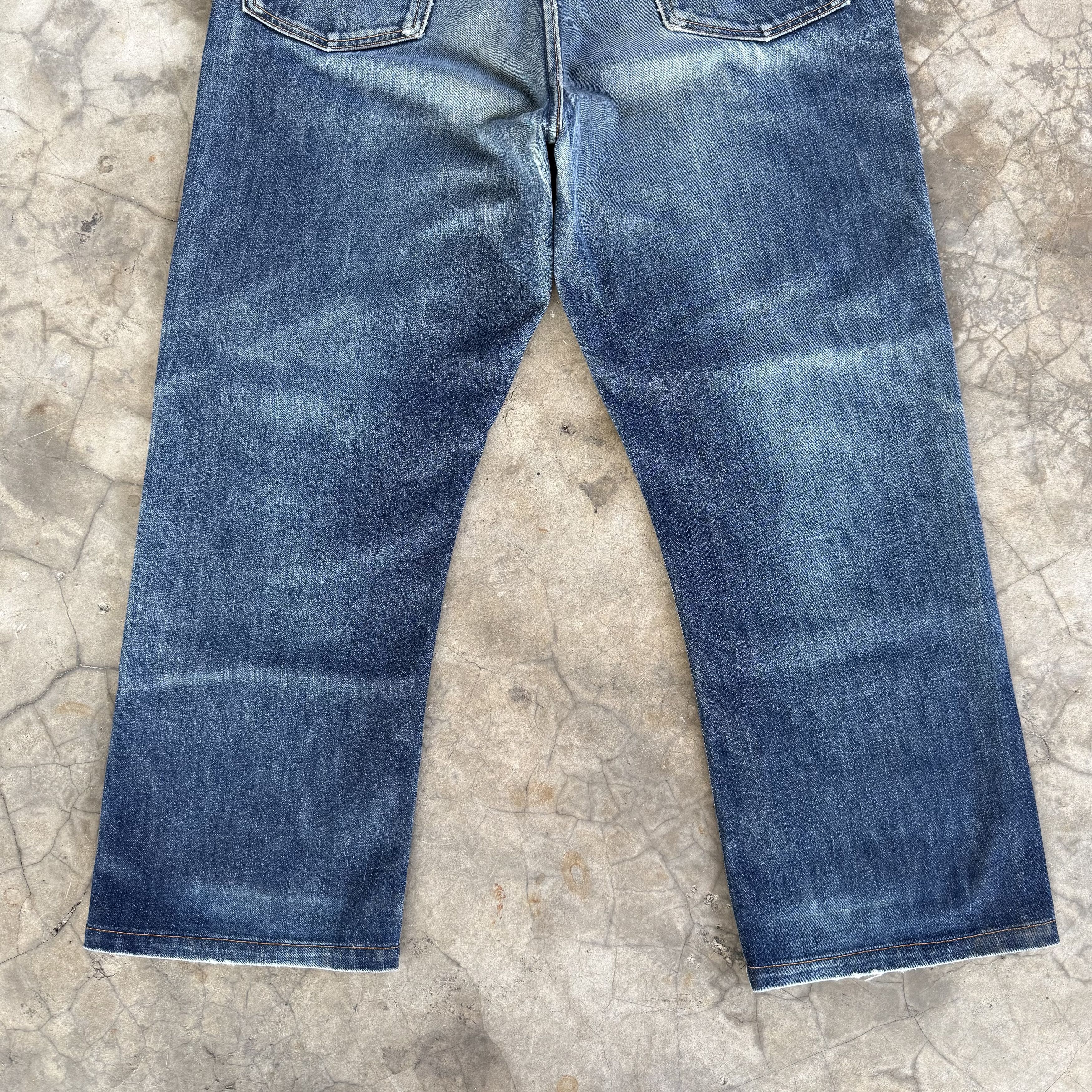 Japanese Brand Vintage Gap Faded Stone Wash Denim Jean W39 Size US 39 - 9 Thumbnail