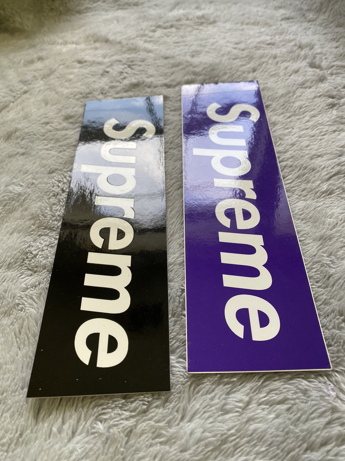 Supreme Supreme box logo sticker purple 3 6 mafia black Size ONE SIZE - 4 Thumbnail
