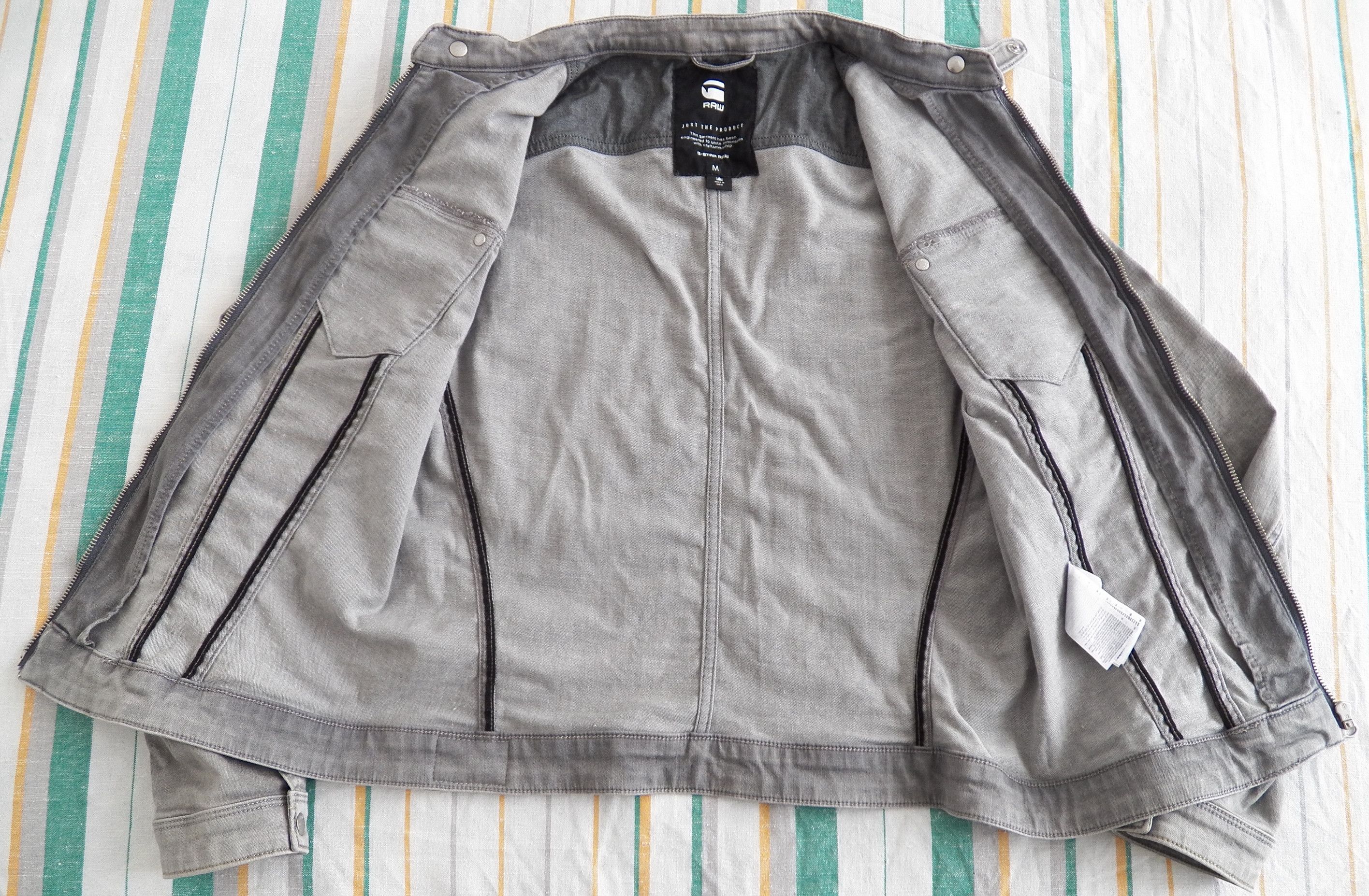 G-Star G Star RAW Midge Dumont Jkt Wmn Stretch Denim Biker JACKET Size M / US 6-8 / IT 42-44 - 5 Thumbnail
