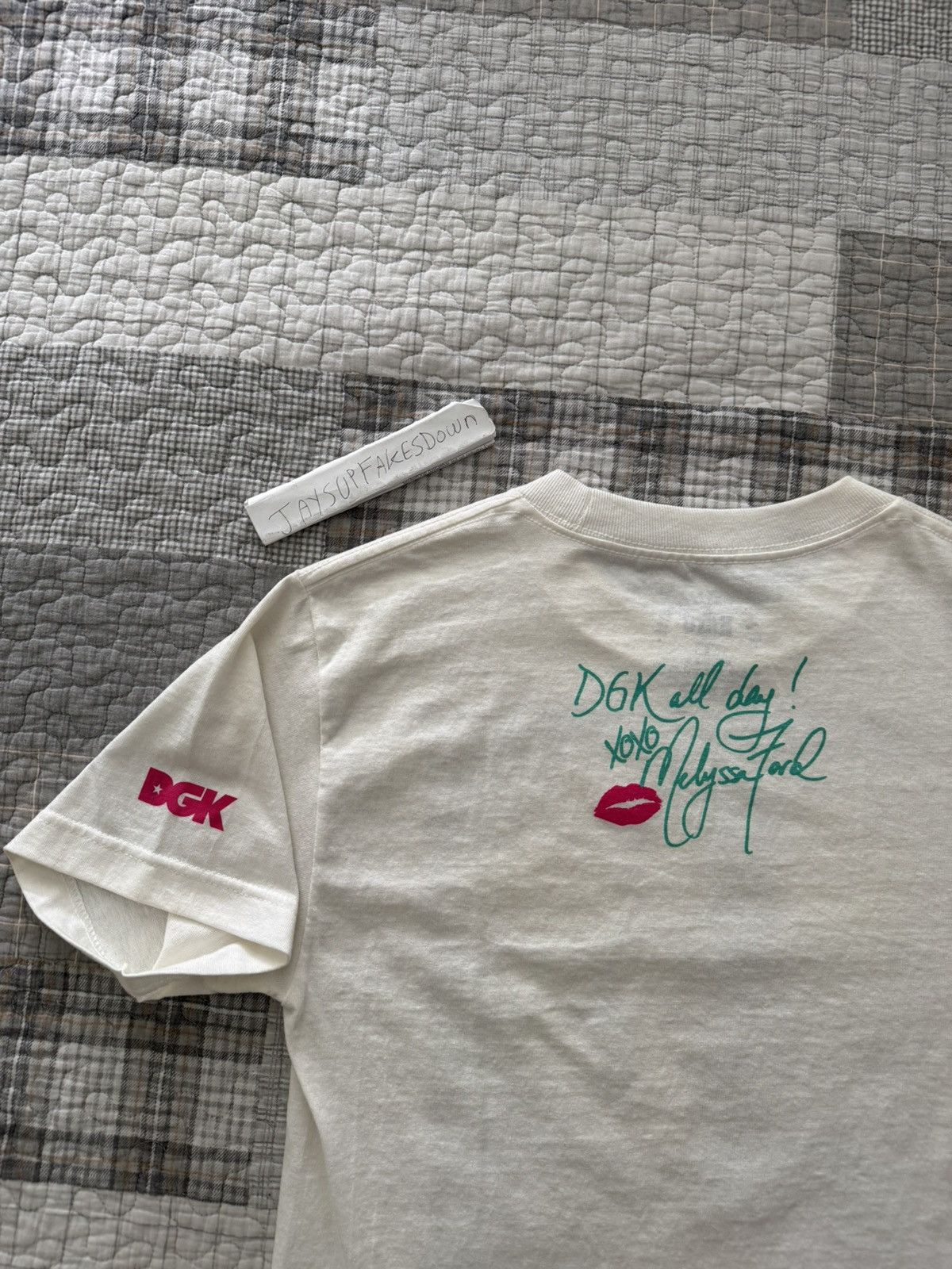 DGK DGK x Melyssa Ford collab t shirt small white 2010 Size US S / EU 44-46 / 1 - 2 Thumbnail