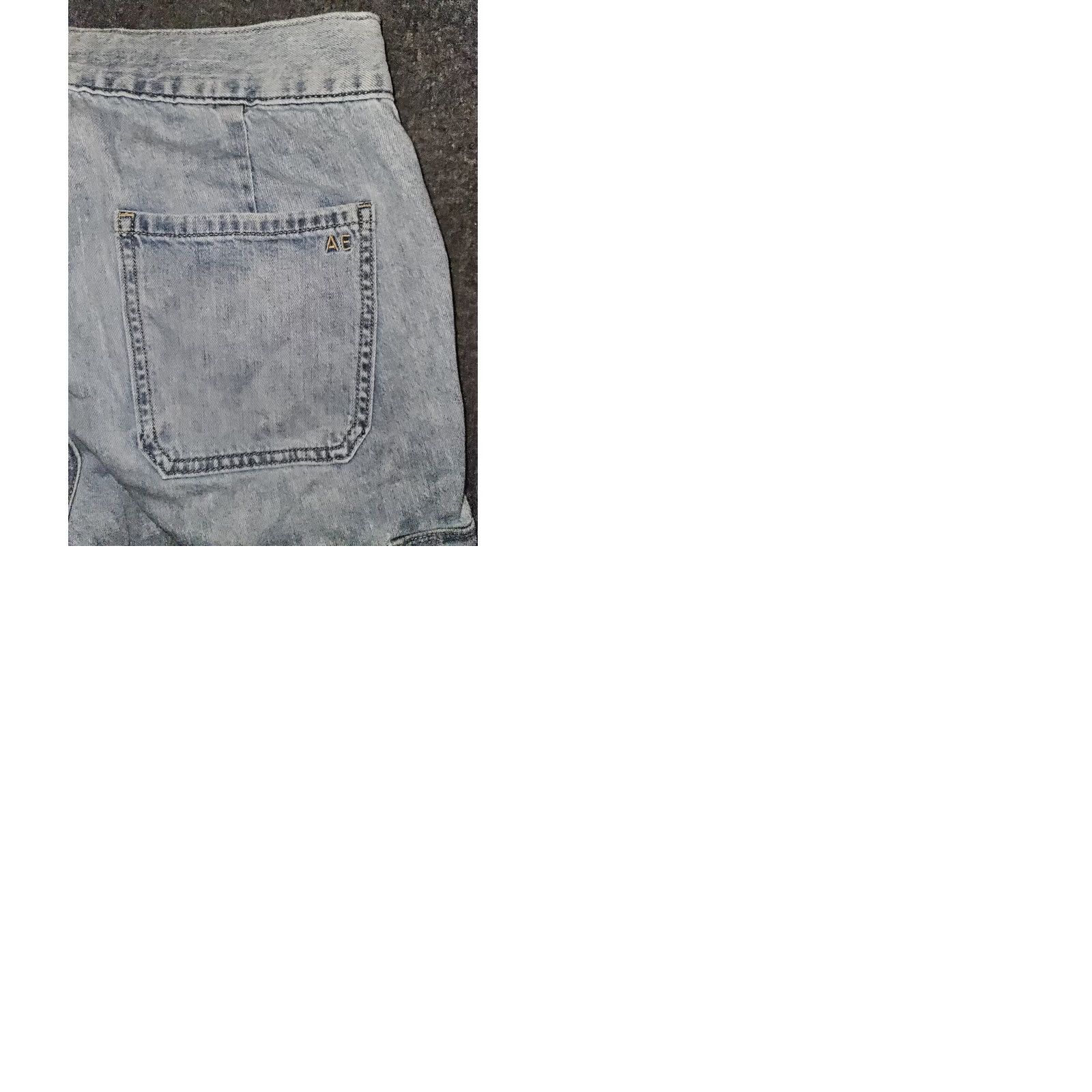 American Eagle Outfitters VINTAGE American Eagle Cargo Ankle Jeans Women's 2 Regular Mid Rise 80s 90s Baggy Blue Denim with Logo Pockets Mens? Size 26" / US 2 / IT 38 - 9 Thumbnail