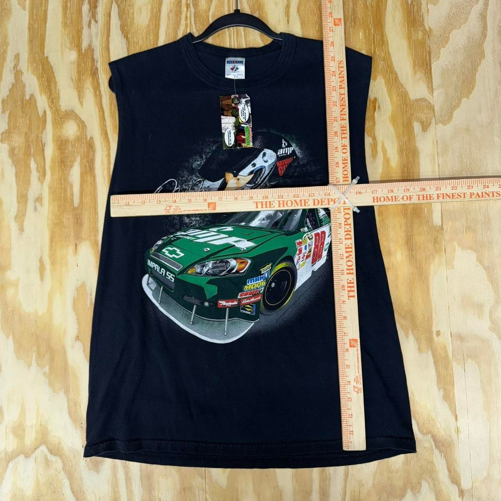 Jerzees Vintage y2k dale earnhardt jr cutoff tank top nascar t-shirt Size US L / EU 52-54 / 3 - 3 Thumbnail