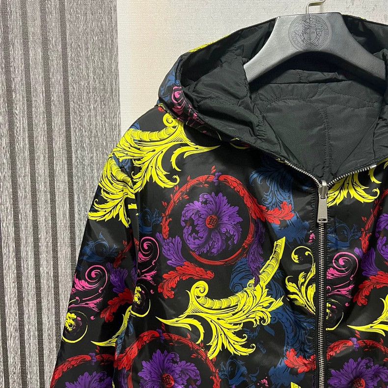 Versace Versace Reversible cotton jacket Size US M / EU 48-50 / 2 - 3 Thumbnail