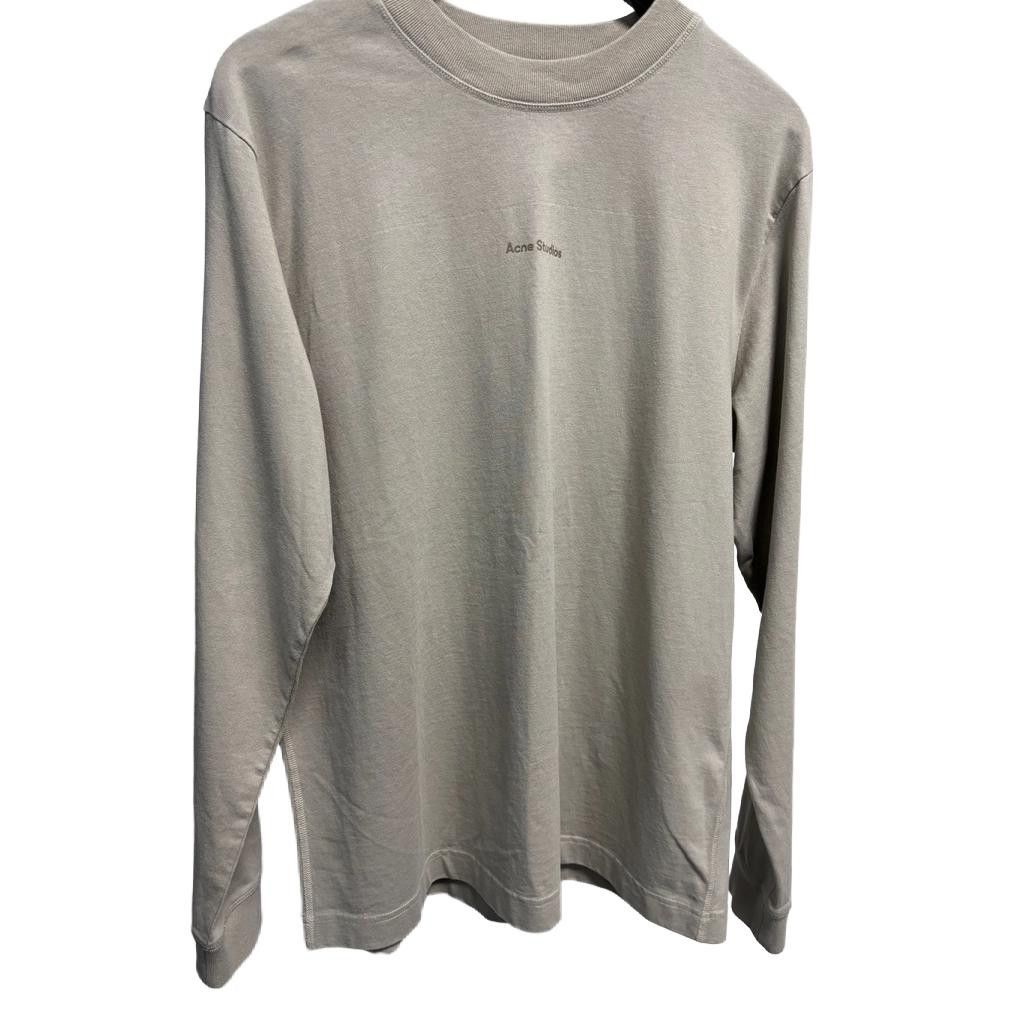 Acne Studios Acne Studios Long Sleeve Erwin T-Shirt Oyster Grey Size US S / EU 44-46 / 1 - 1 Thumbnail