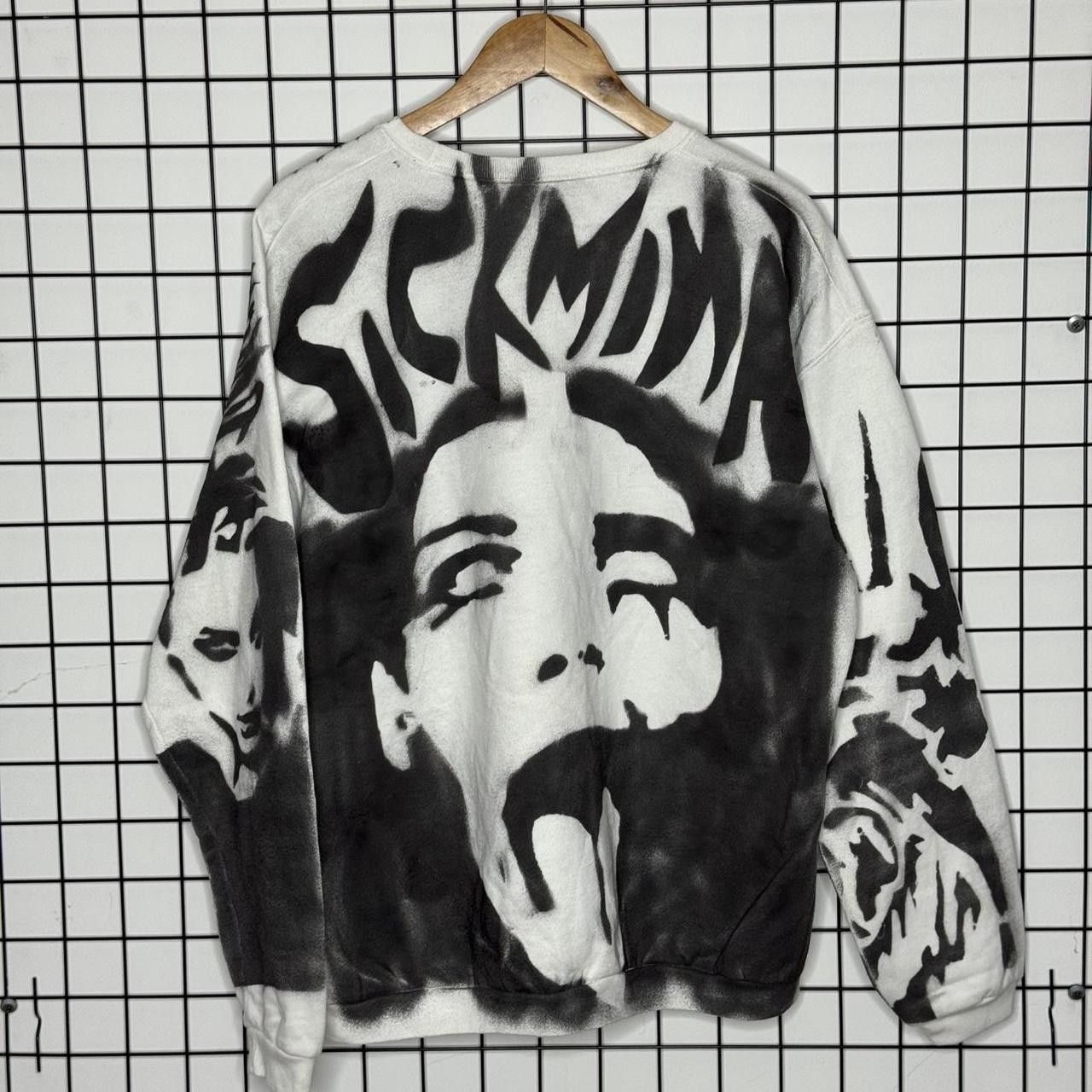 Vintage Vintage 90s Custom 1 of 1 Sweatshirt Avantgarde Size US M / EU 48-50 / 2 - 1 Thumbnail