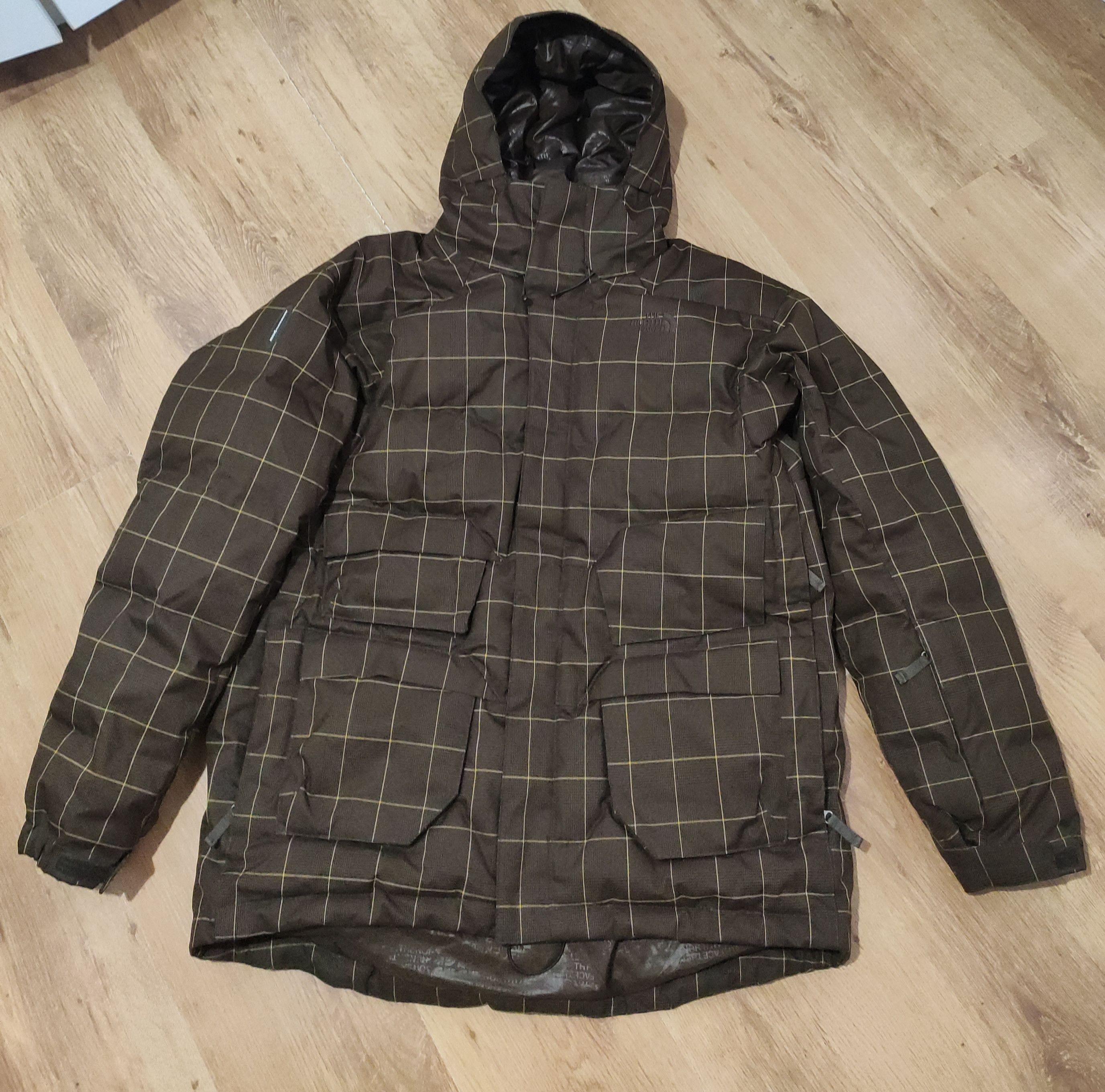image of Men's The North Face Goose Down Ski Jacket Recco Size Large in Brown