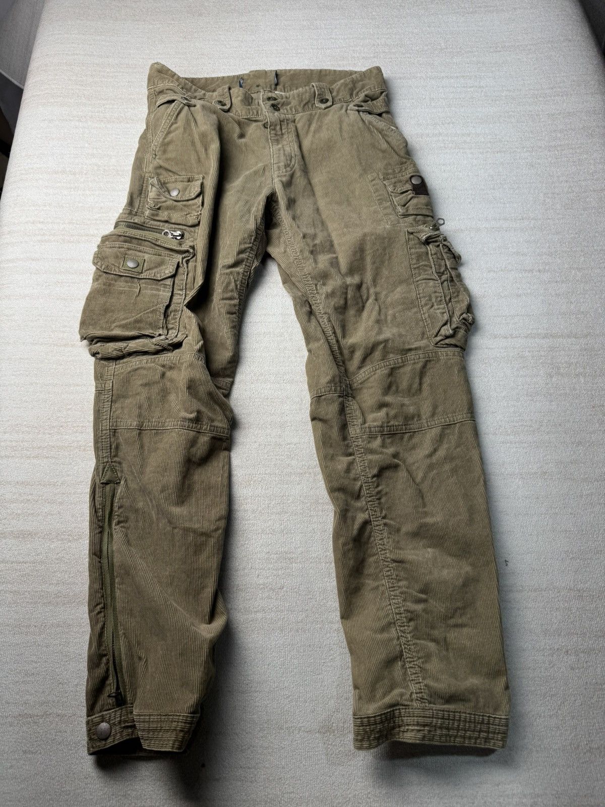 Polo Ralph Lauren Corduroy Cargo Trouser Utility Pants 32x30 Size US 32 / EU 48 - 1 Thumbnail