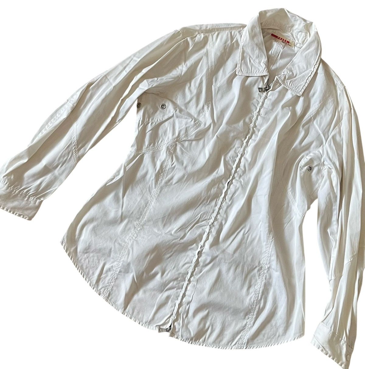 Prada Vintage prada sport flowy work jacket Size US S / EU 44-46 / 1 - 2 Thumbnail