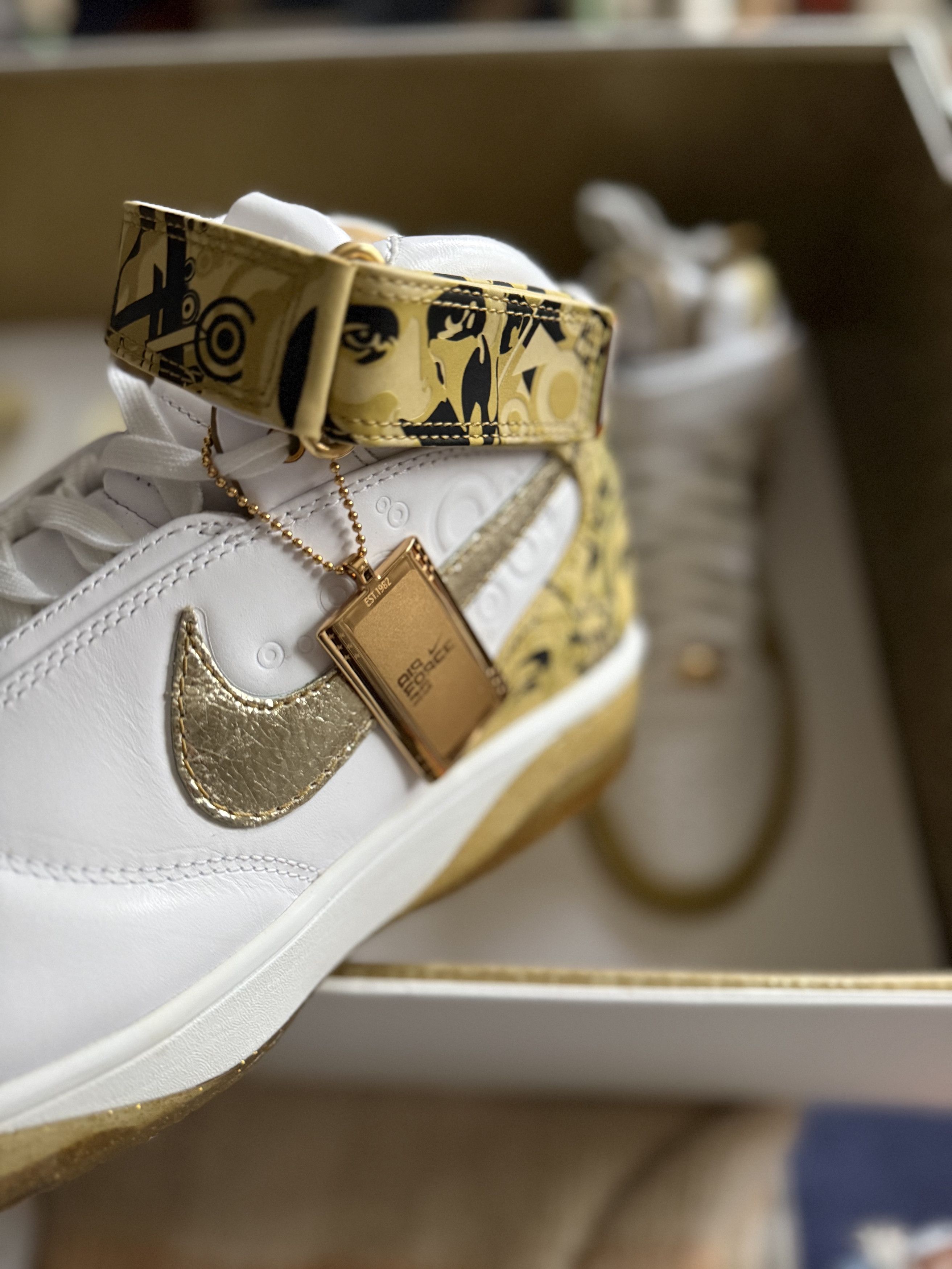 Nike AF25 Air Force 1 25th Anniversary Gold Legacy Pack Size US 11 / EU 44 - 5 Thumbnail