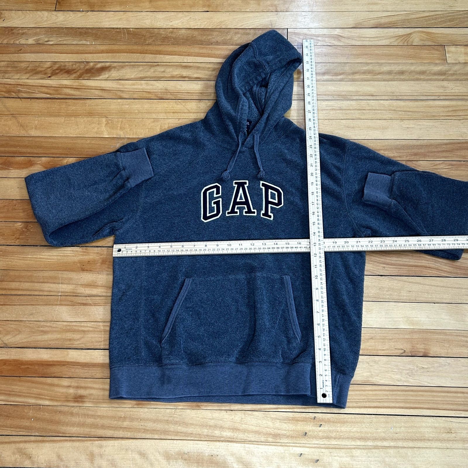 Gap Y2K GAP Gray Fuzzy Hoodie Small Size US S / EU 44-46 / 1 - 4 Thumbnail