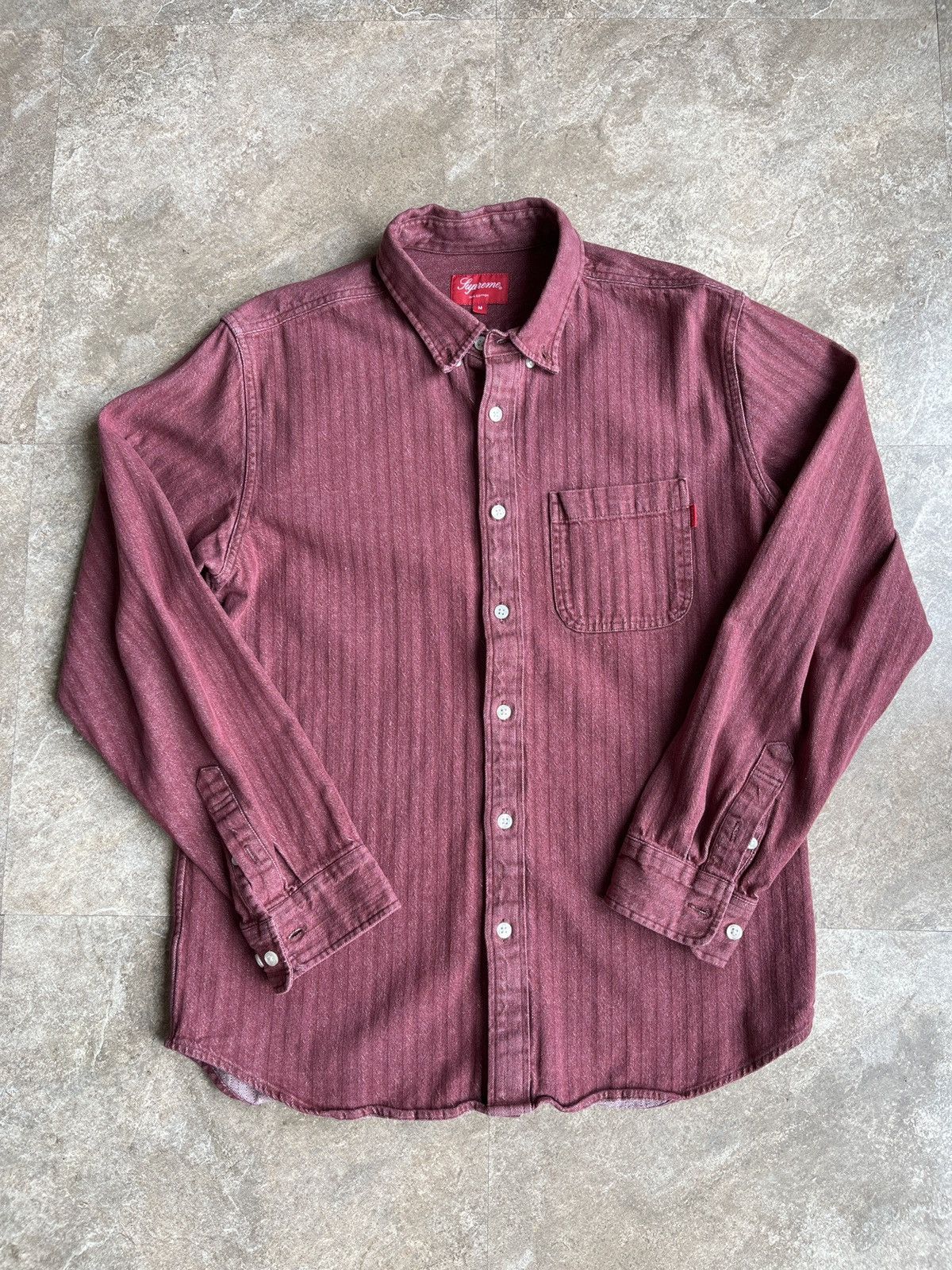 Supreme Supreme FW16 Denim Long Sleeve Button Up Size US M / EU 48-50 / 2 - 7 Thumbnail