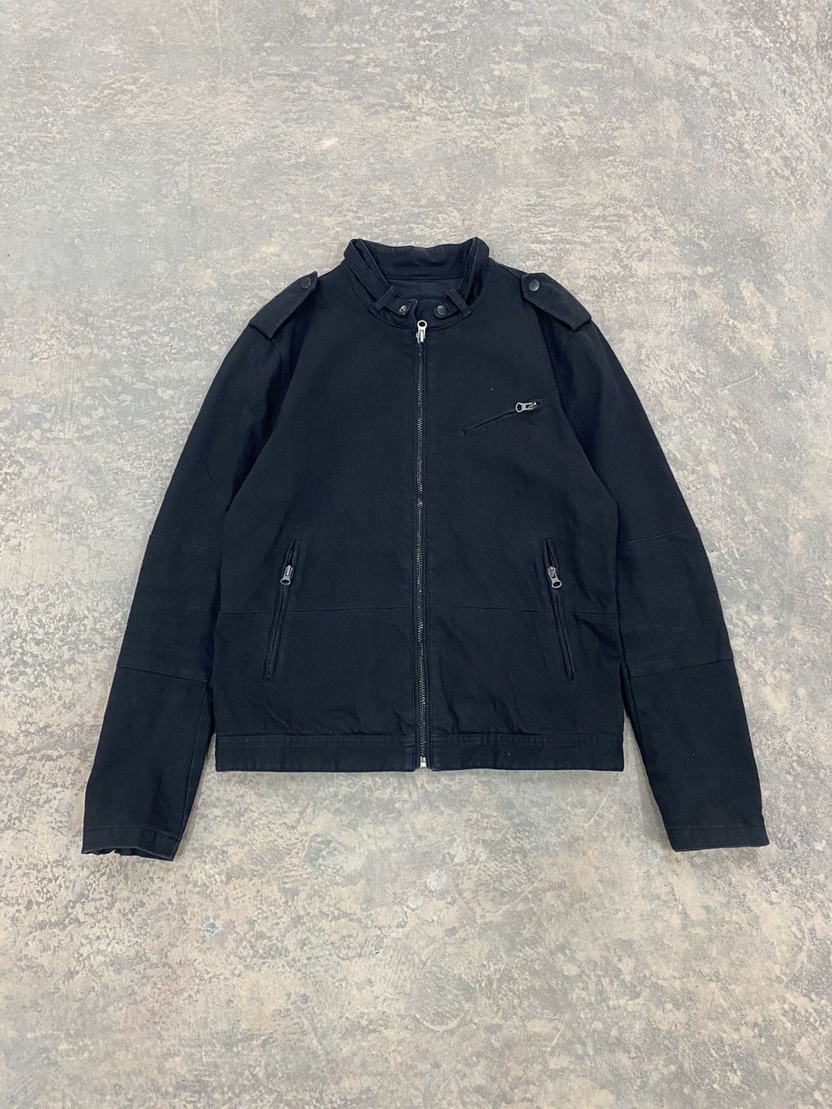 KMRii GIORDANO BIKER JACKET BLACK HEAVY PUNK LGB Size US L / EU 52-54 / 3 - 1 Thumbnail
