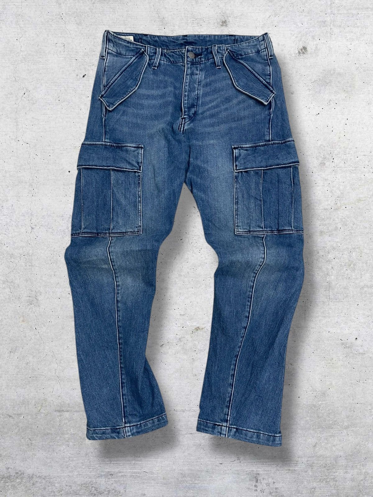 Levi's Vintage Clothing VINTAGE ENGINEERED LEVIS USA DESIGNER TWISTED CARGO DENIM Size US 31 - 1 Thumbnail