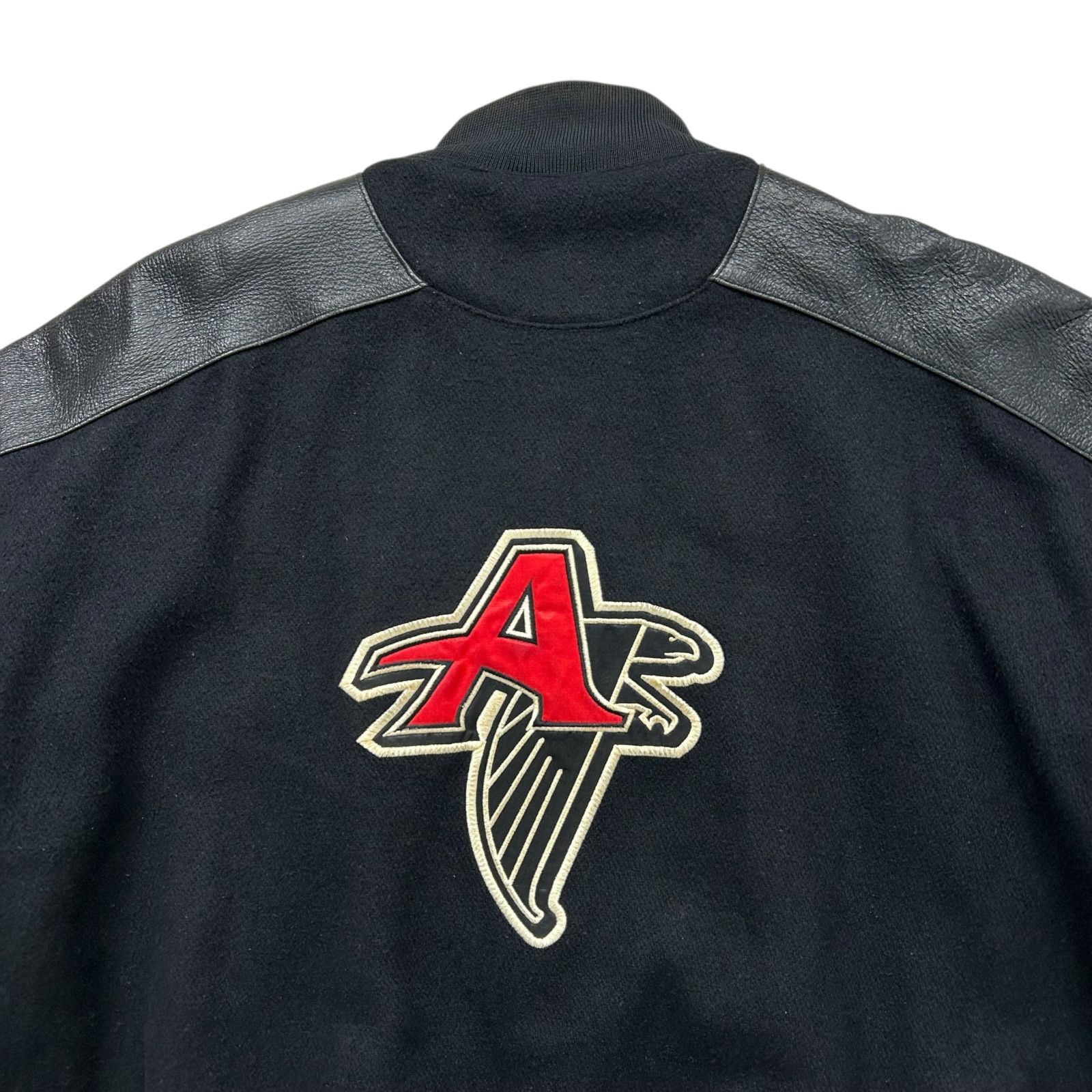 NFL VTG 90s ATLANTA FALCONS PRO PLAYER VARSITY JACKET BLACK Size US L / EU 52-54 / 3 - 3 Thumbnail
