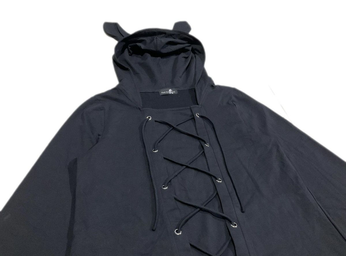 Beauty Beast 🔥Sick Y2K Nier Laces Up Bunny Hoodie Harajuku Punk Size US M / EU 48-50 / 2 - 3 Thumbnail