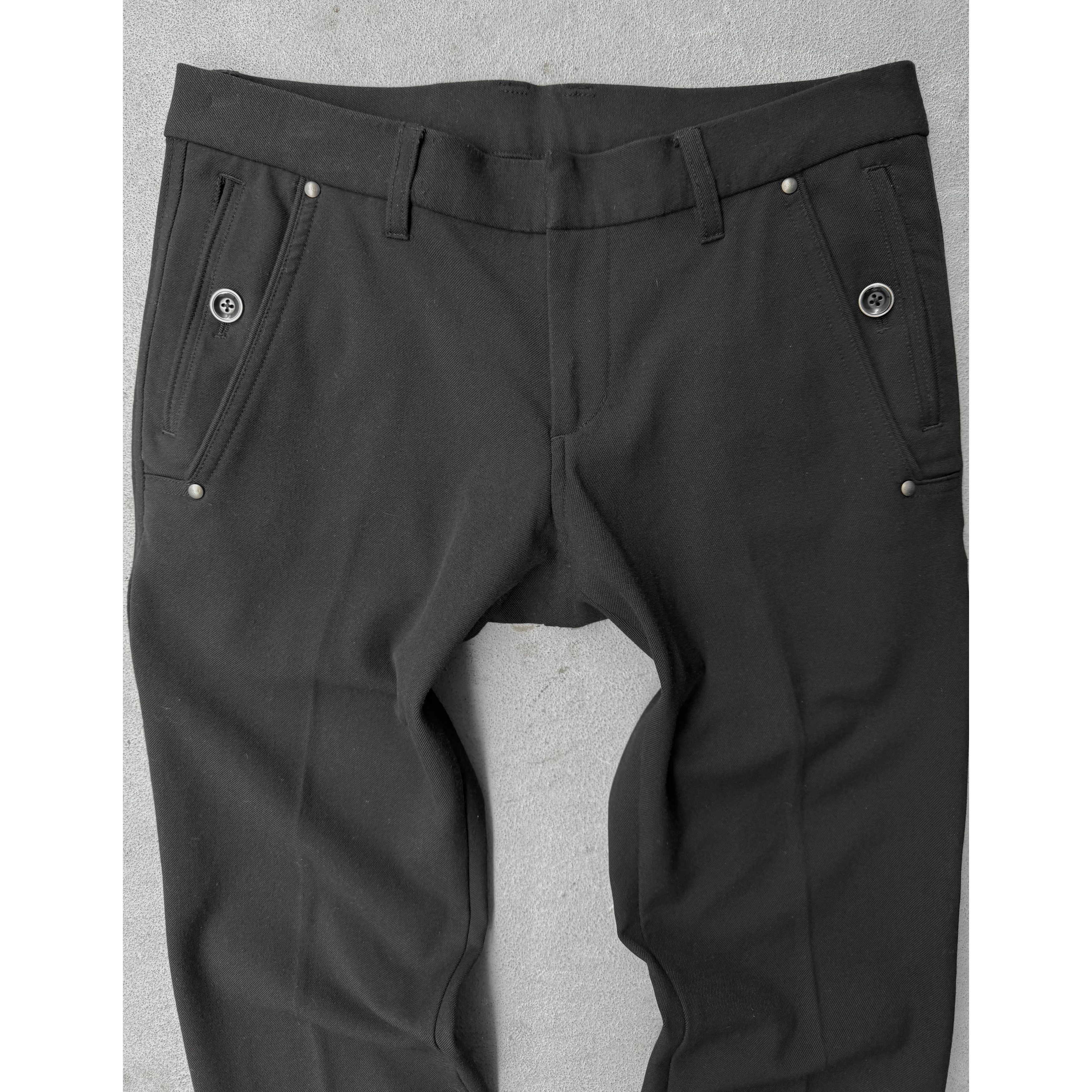 5351 POUR LES HOMMES 5351 Pour Les Hommes Early 00s Low Rise Dress Pants Size US 28 / EU 44 - 2 Thumbnail