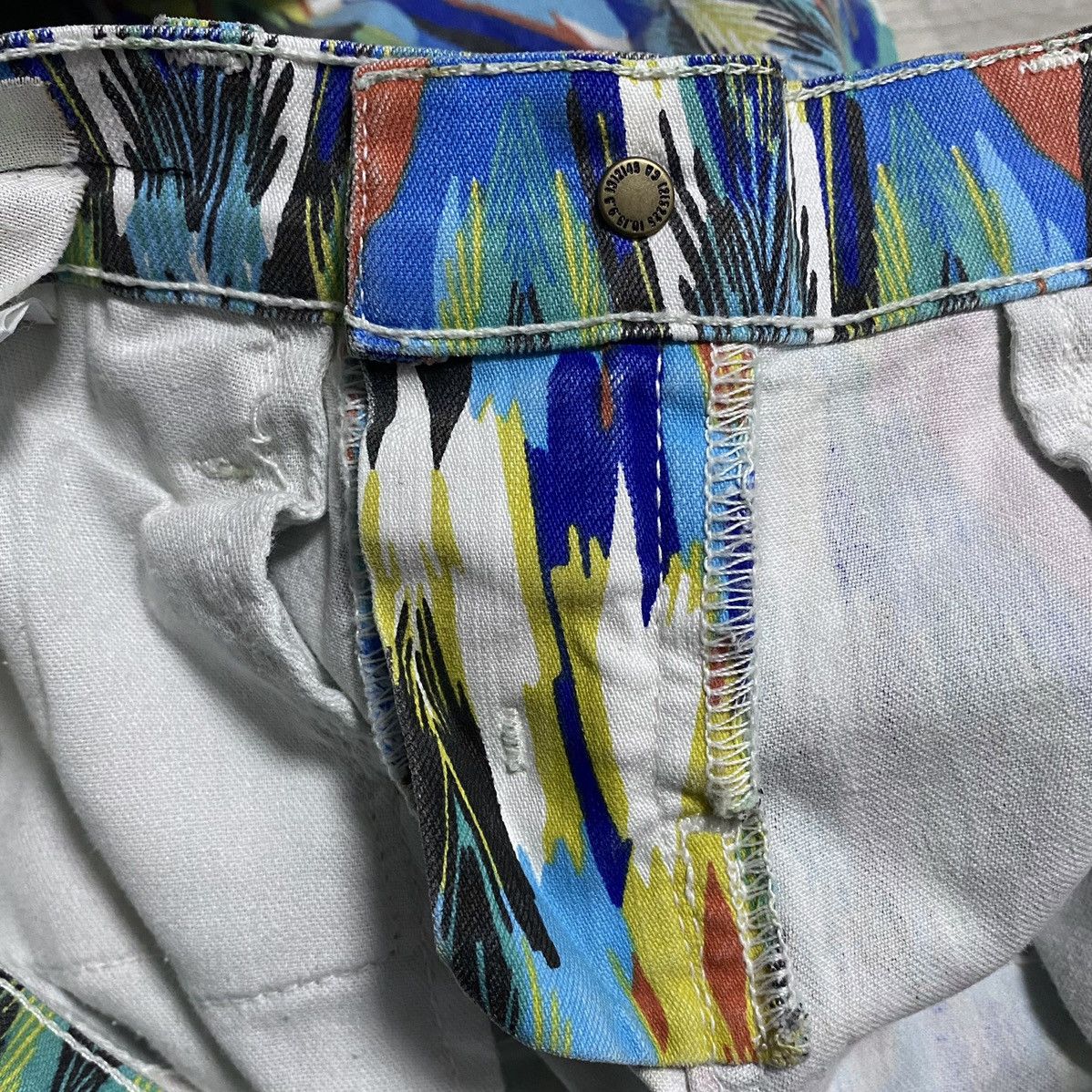 Current/Elliot Current/Elliott Full Printed Multicolour Arrow Stretch Jeans Size 25" / US 0 / IT 36 - 20 Thumbnail