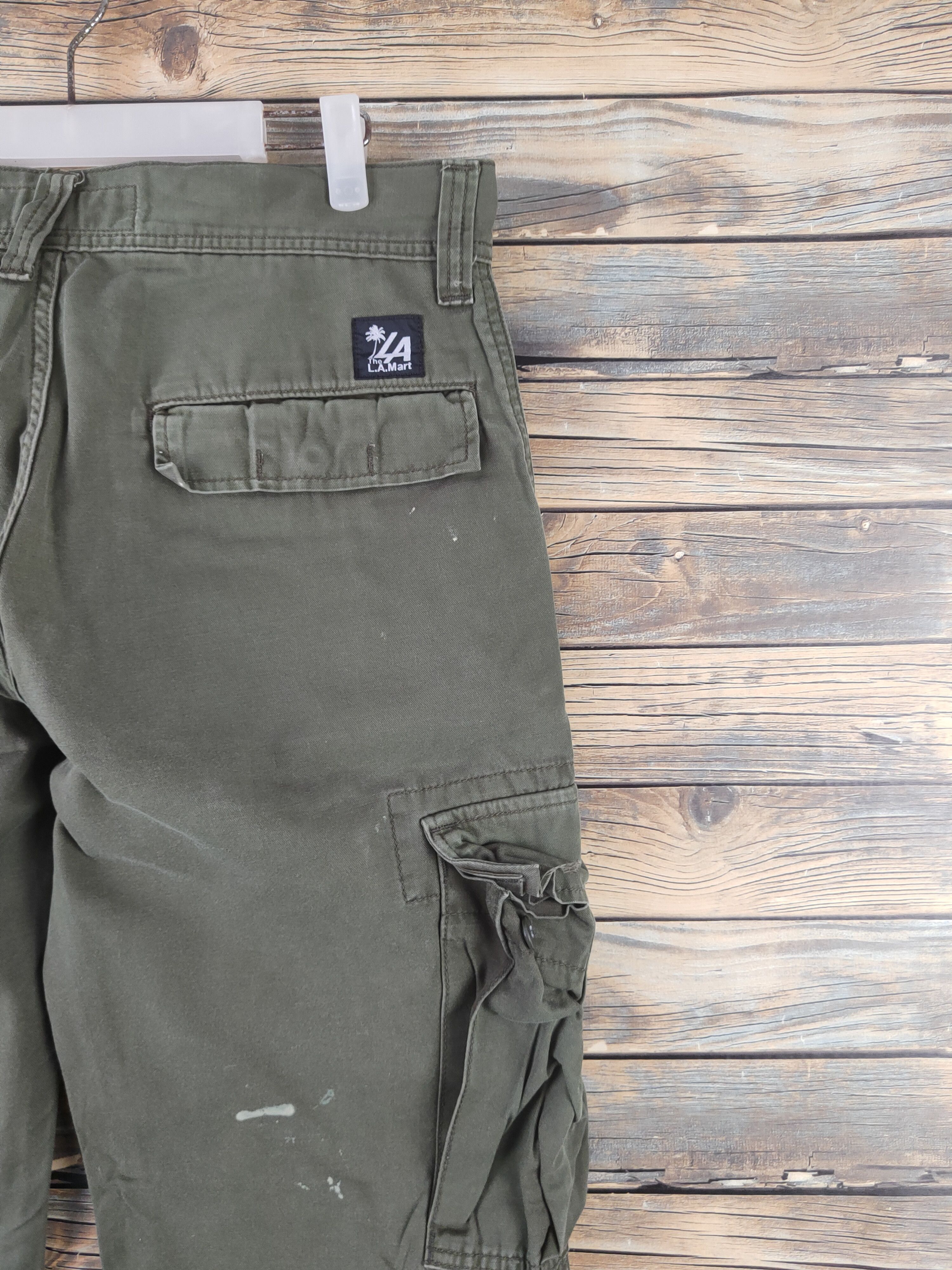 Edwin DL The LA Mart Dark Olive Multipocket Cargo Pants #1929 Size US 33 - 11 Thumbnail