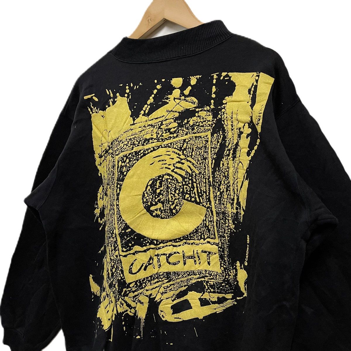 Vintage Vintage 80s CATCHIT surf sweatshirt pullover Size US L / EU 52-54 / 3 - 3 Thumbnail