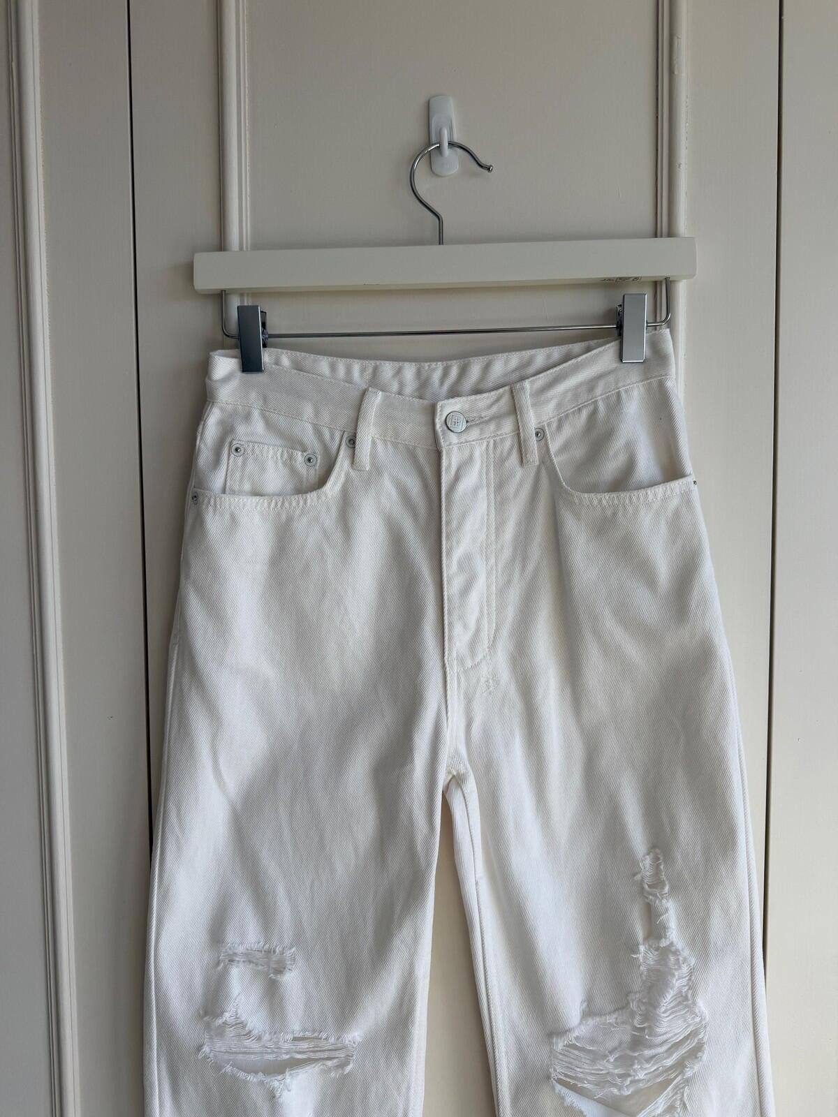 Ksubi new ksubi womens denim jeans brooklyn blanc sliced white 25 Size 25" / US 0 / IT 36 - 3 Thumbnail