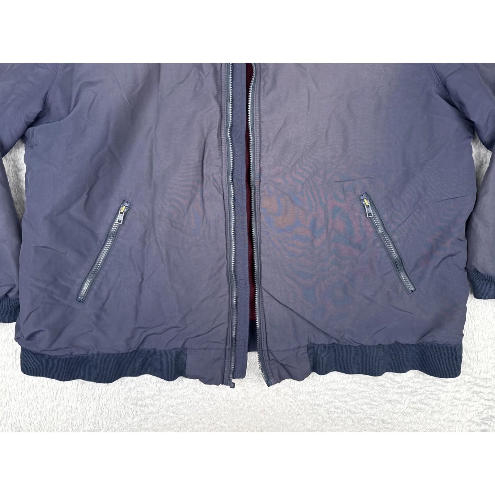 Vintage VINTAGE L.L.Bean Jacket Mens 2XL Navy Full Zip Bomber Pocket Inner Pocket Lining Polyester HX18 Comfort Outdoor Size US XXL / EU 58 / 5 - 7 Thumbnail