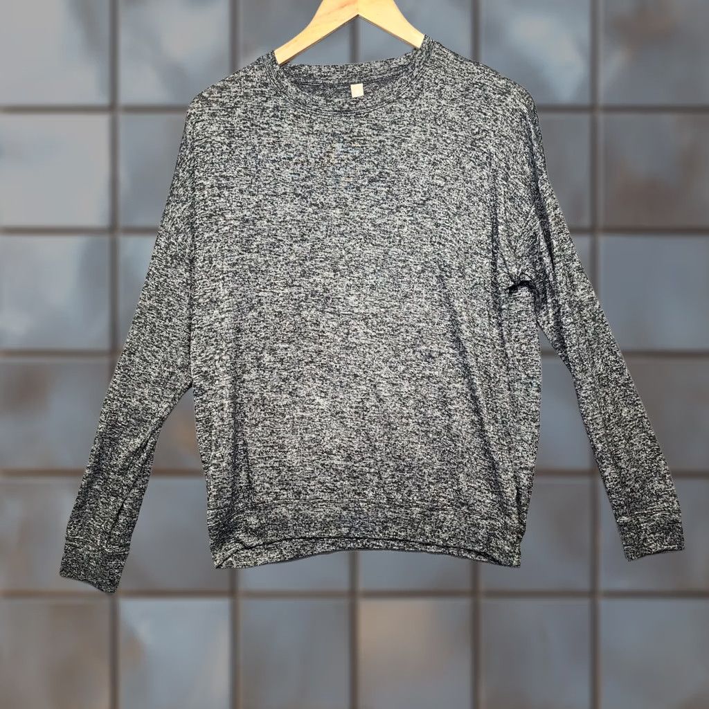 Athleta Athleta Womens Top XS Long Sleeve Stretch Heathered Black Charcoal Size XS / US 0-2 / IT 36-38 - 1 Thumbnail