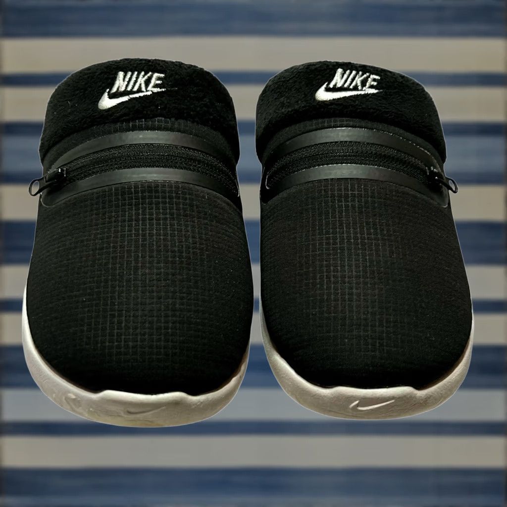 Nike Nike Burrow NA Slippers Slip On Fleece Black & White DJ3131-001 Women Size 6 Slipper, Comfort, Casual, Winter & Fall, Women’s Size M / US 6-8 / IT 42-44 - 1 Thumbnail