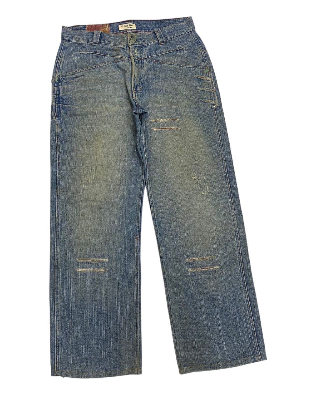 Hysteric Glamour × If Six Was Nine BAGGY JEANS BIG SHARK JEANS DISTRESSED BAGGY DENIM JEANS Size US 32 / EU 48 - 7 Thumbnail