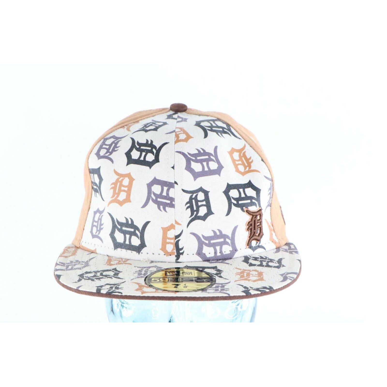New Era × Vintage New Era Detroit Tigers Baseball All Over Print Fitted Hat Size ONE SIZE - 1 Thumbnail