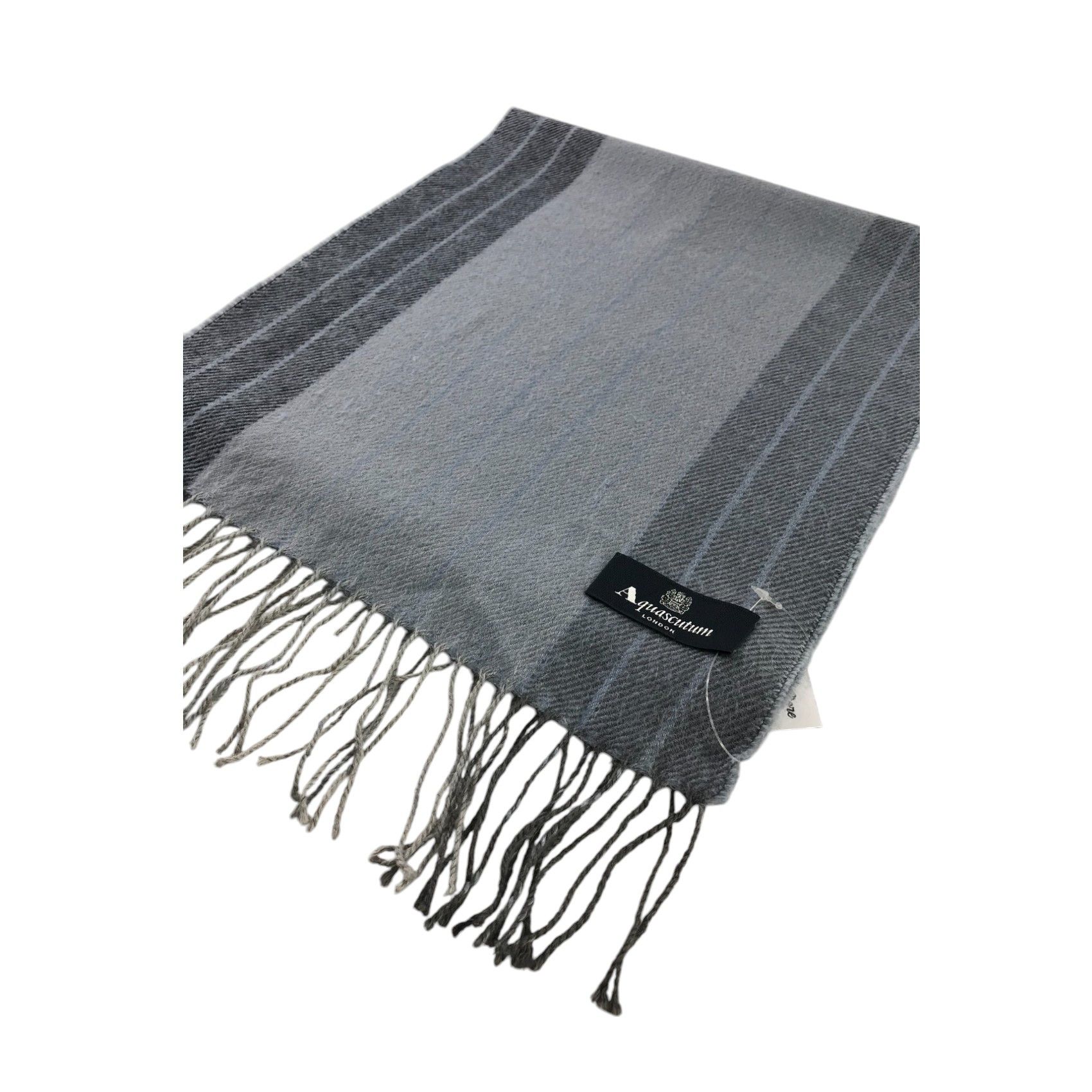 Aquascutum × Vintage Aquascutum Scarf / Muffler / Neckwear - WW2197 Size ONE SIZE - 3 Thumbnail