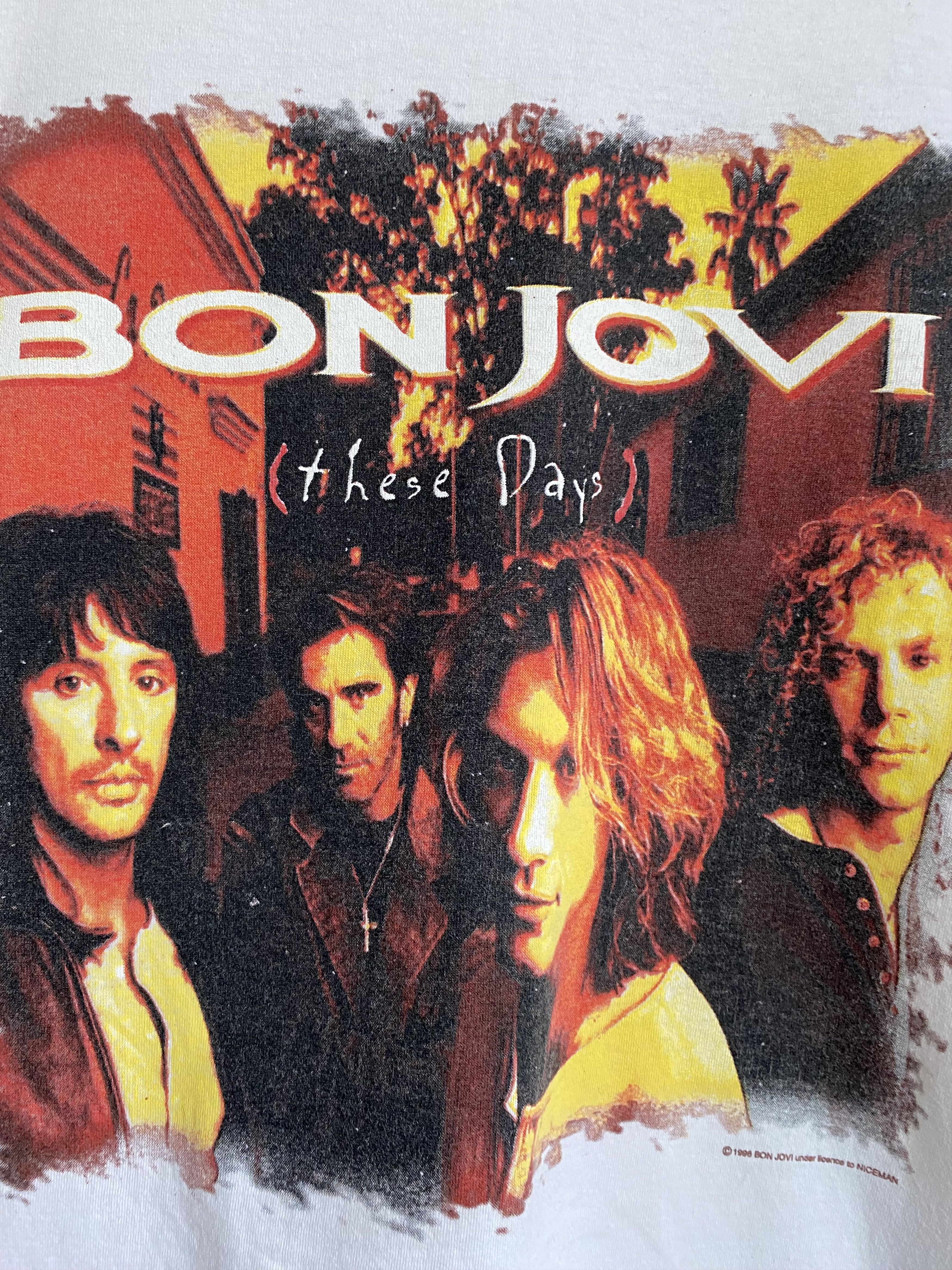Band Tees × Vintage Vintage 1996 Bon Jovi These Days tour t-shirt Size US XL / EU 56 / 4 - 3 Thumbnail