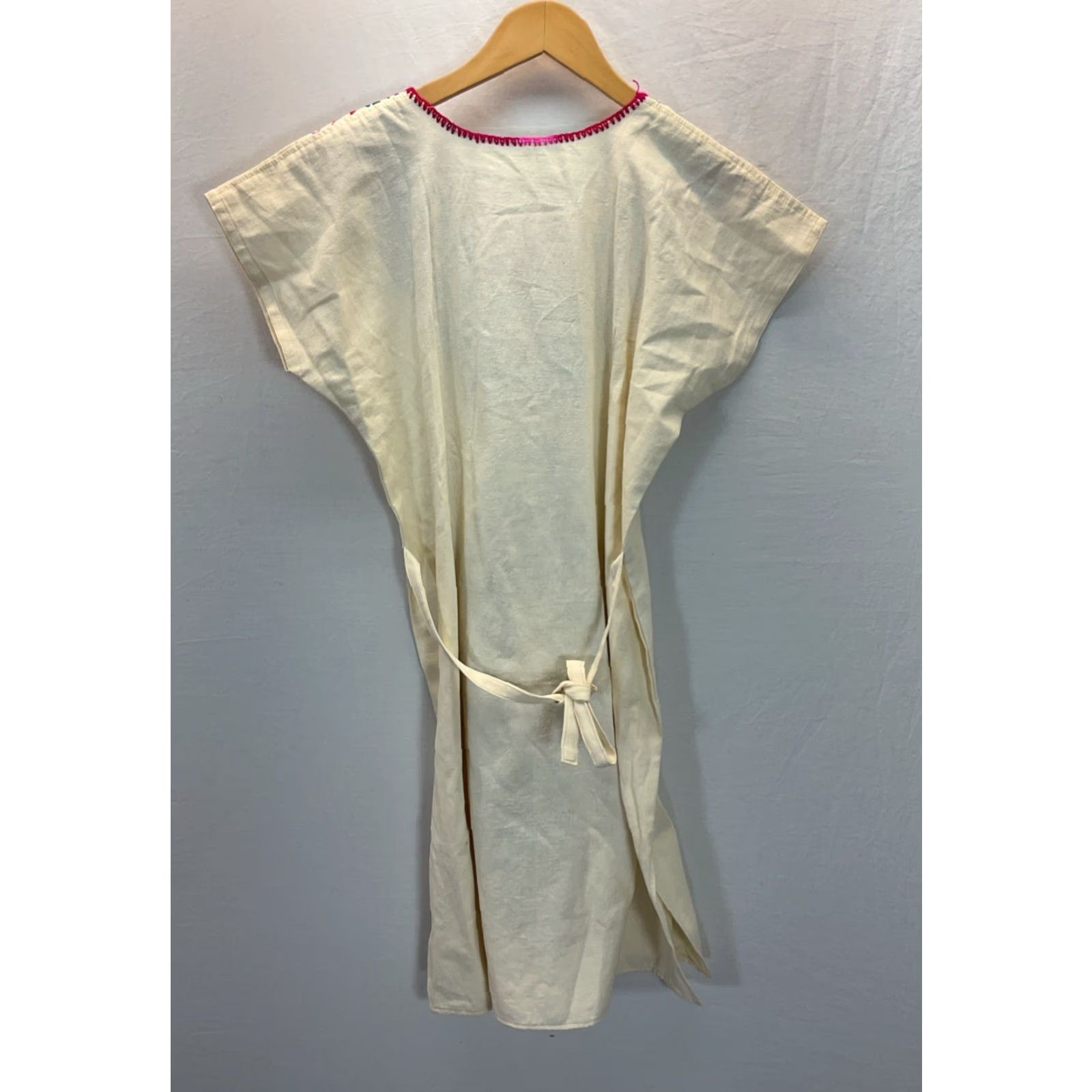 long sleeve embroidered mini dress FLOWER EMBROIDERED STRIPE MINI TUNIC DRESS, S / Mint Green by MAUDE CLUB AMOUR781