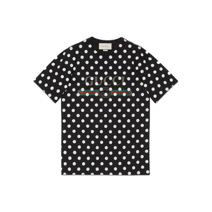 Gucci GUCCI Polka Dot Print T-Shirt for Women Size S / US 4 / IT 40 - 1 Thumbnail