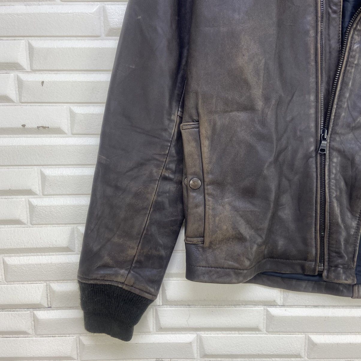 Beams Plus Rare🔥Beams Goatskin Leather Multi Zipper Jacket Size US S / EU 44-46 / 1 - 7 Thumbnail
