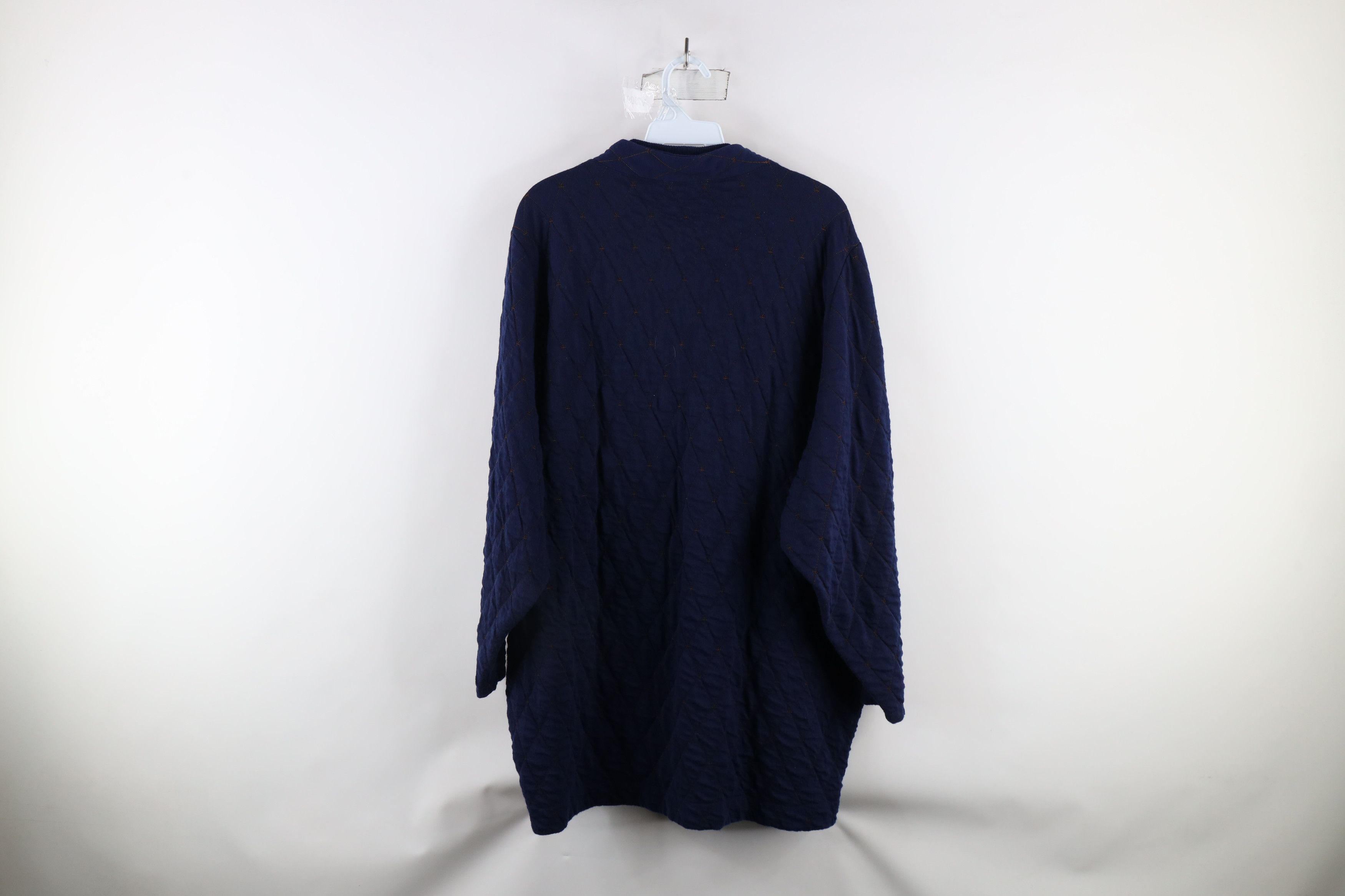 Vintage Vintage 70s Streetwear Quilted Diamond Pullover Sweater USA Size 3XL / US 20-22 - 11 Thumbnail