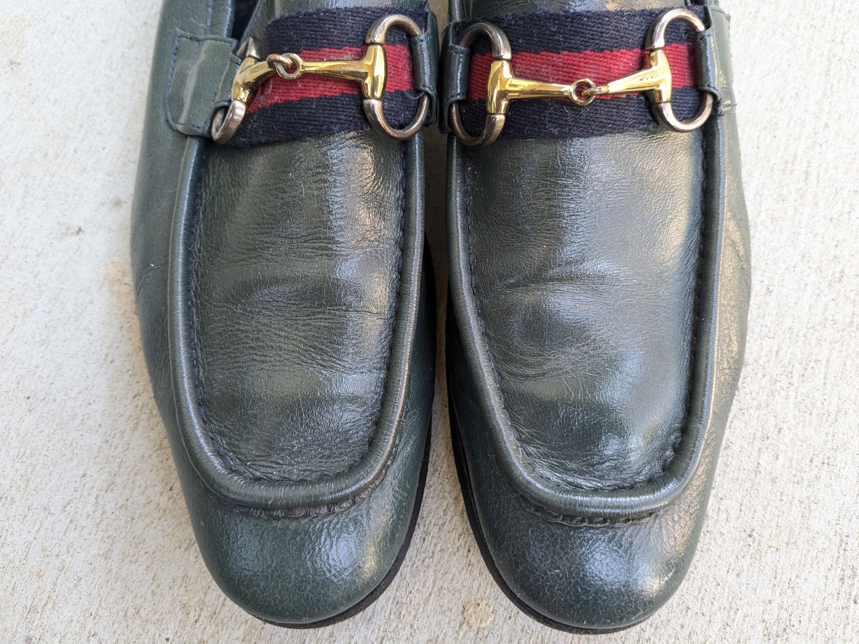 Gucci Gucci Horsebit Loafers Green 9 Snaffle Bit Tom Ford Leather Size US 9 / EU 42 - 6 Thumbnail