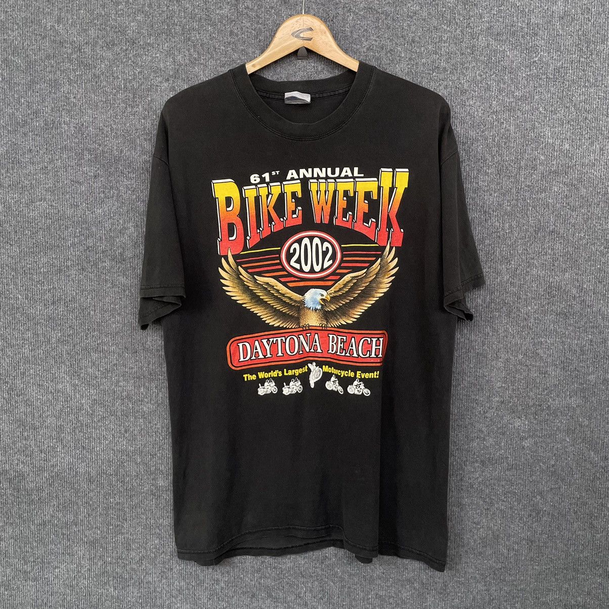 Harley Davidson × Vintage × West Coast Choppers 2002 Daytona Beach Bike Week Choppers Harley Davidson Tee Size US L / EU 52-54 / 3 - 1 Thumbnail